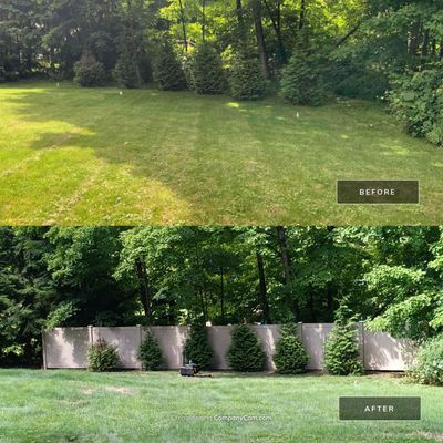 New Vinyl Privacy fence in Classic Clay