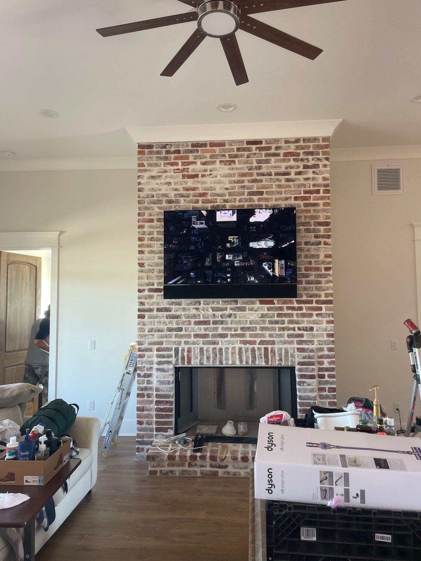 Fireplace TV Mounting Projects by Hangman Mounting & Installation 