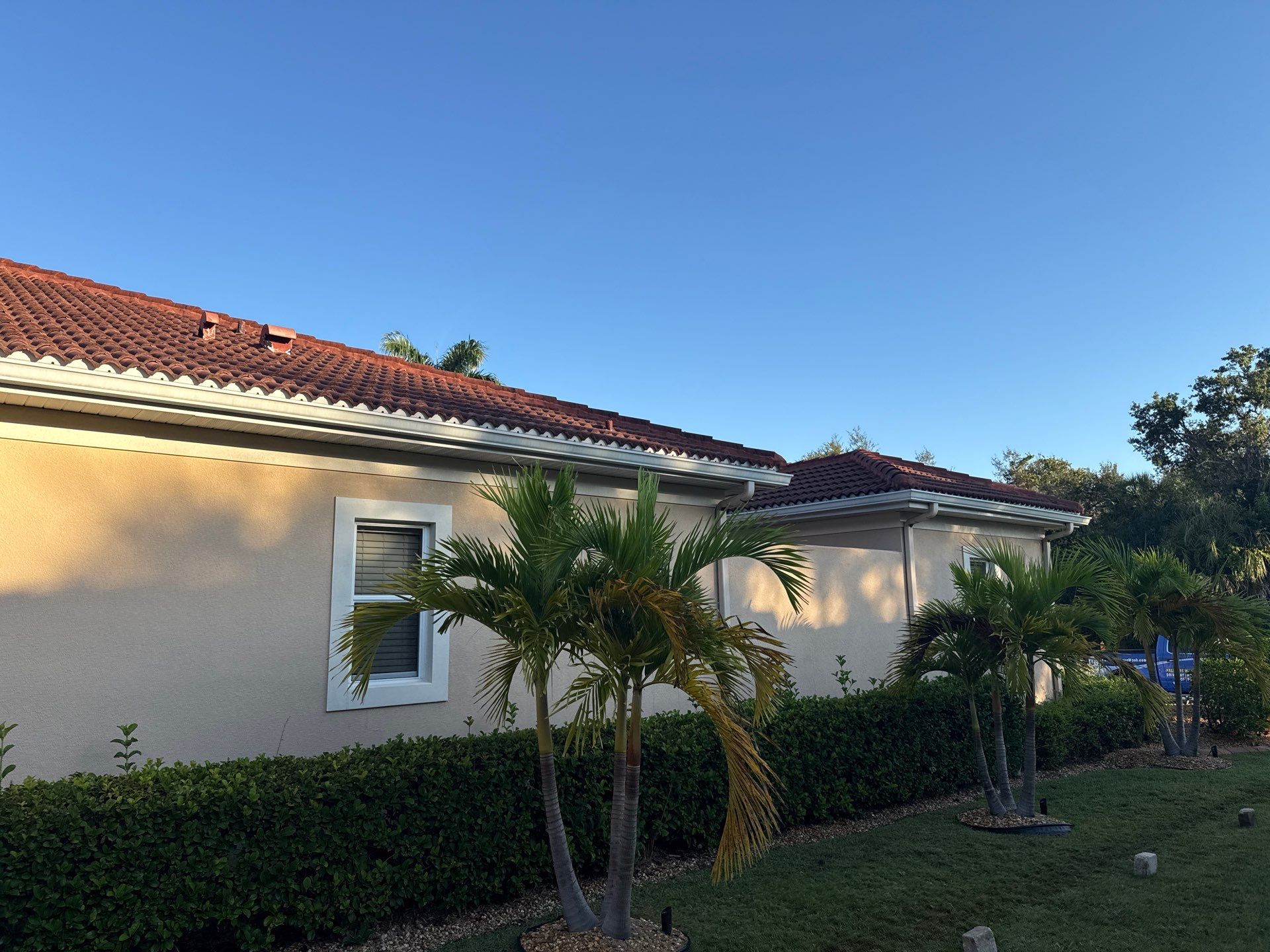 Tile Roof Cleaning & Oil Stain Removal | Tara River Place, Bradenton FL by Sunshine AquaWash