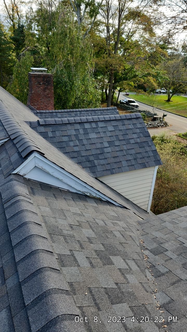 Residential Roofing Installation using Owens Corning TruDefinition Williamsburg gray by A Plus Exterior