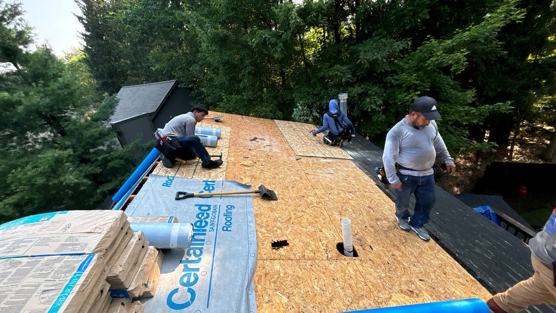 Roof Replacement using CertainTeed Landmark by 180 Contractors