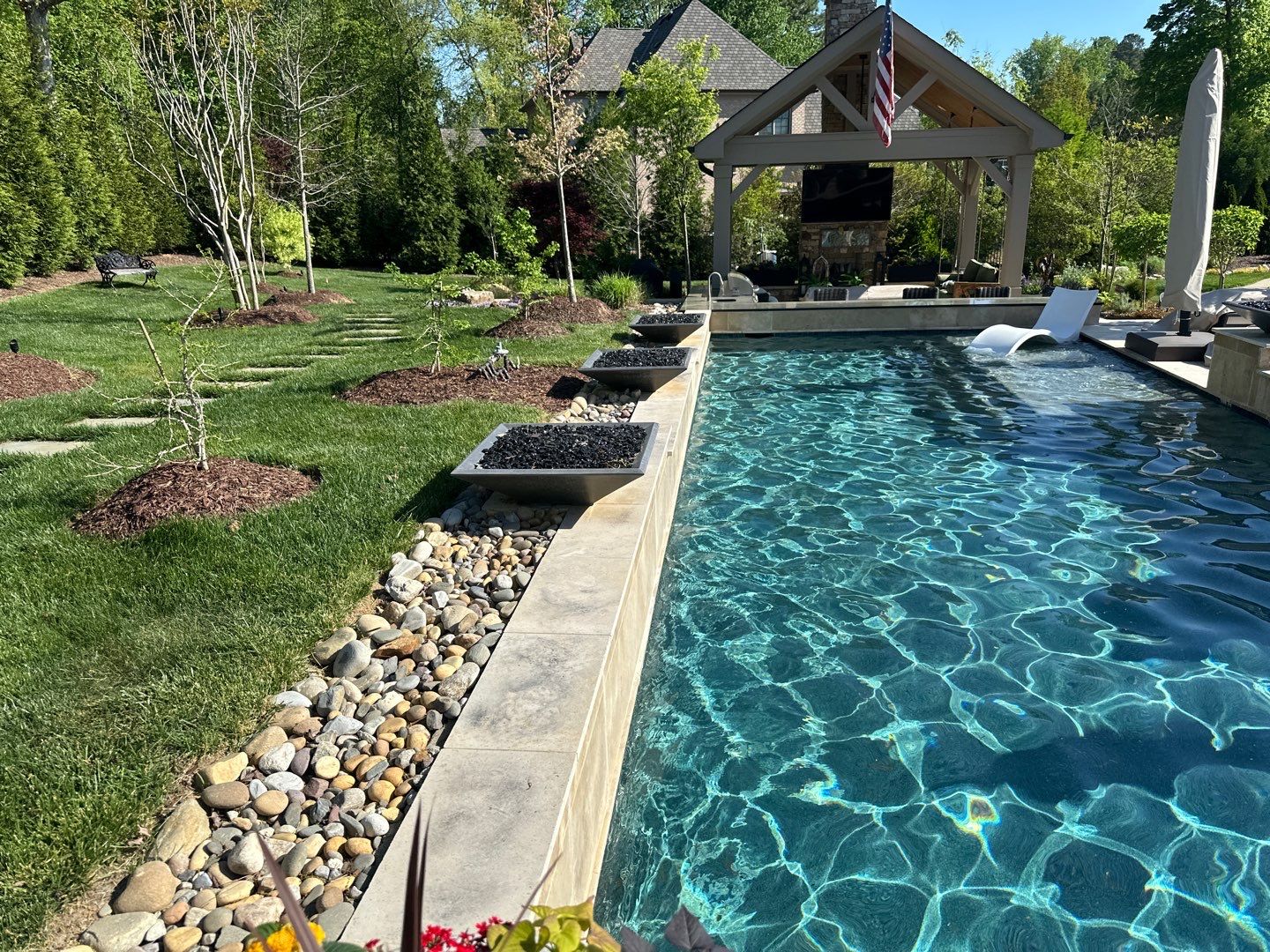 Pool Deck using Wood Sealant by DuraSeal
