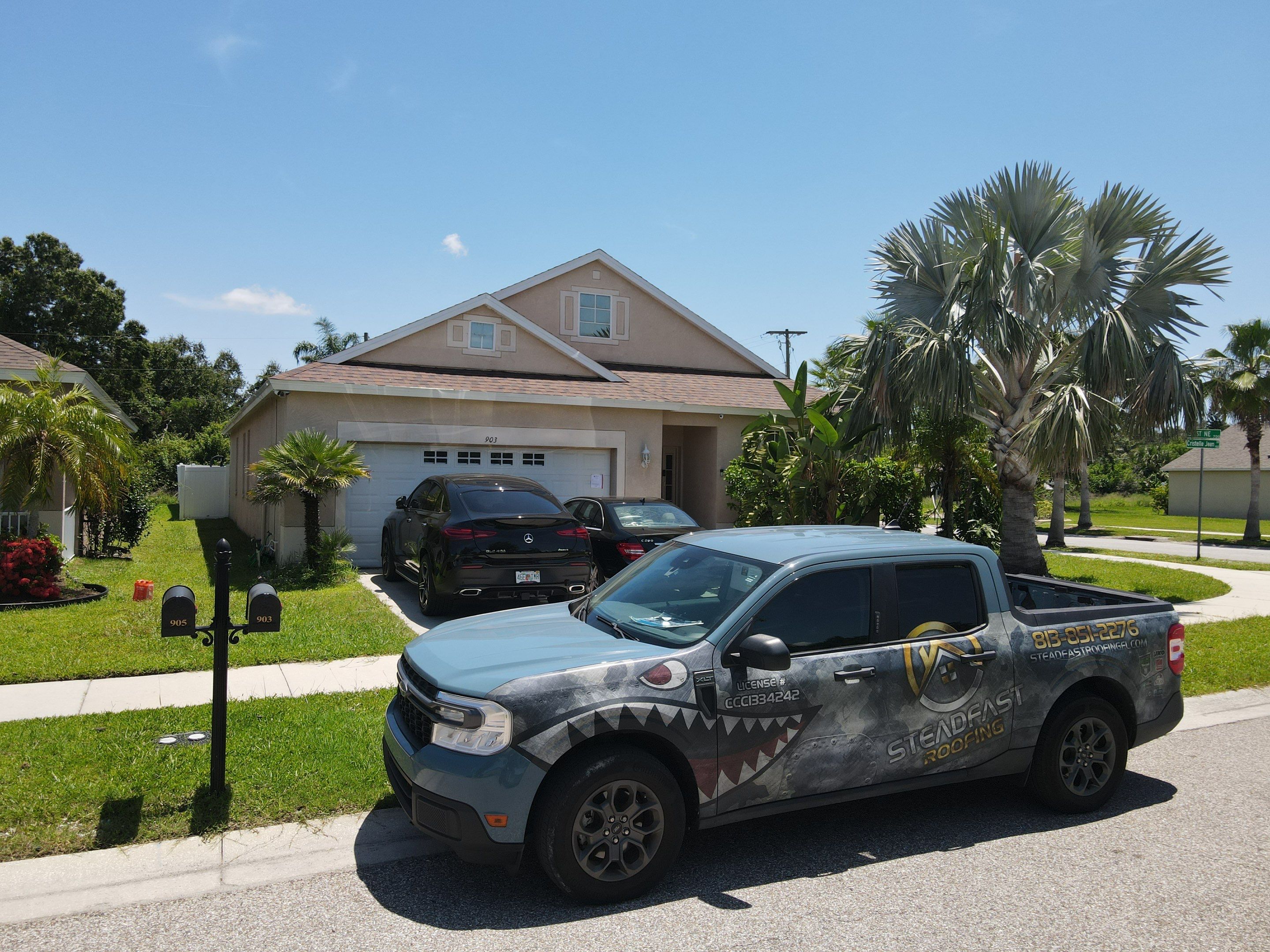 Roof Replacement in Ruskin, FL. by Steadfast Roofing