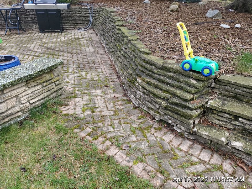 Brick paver clean, sand and seal. using Surebond SB-1300 by Northern Power Washing LLC.