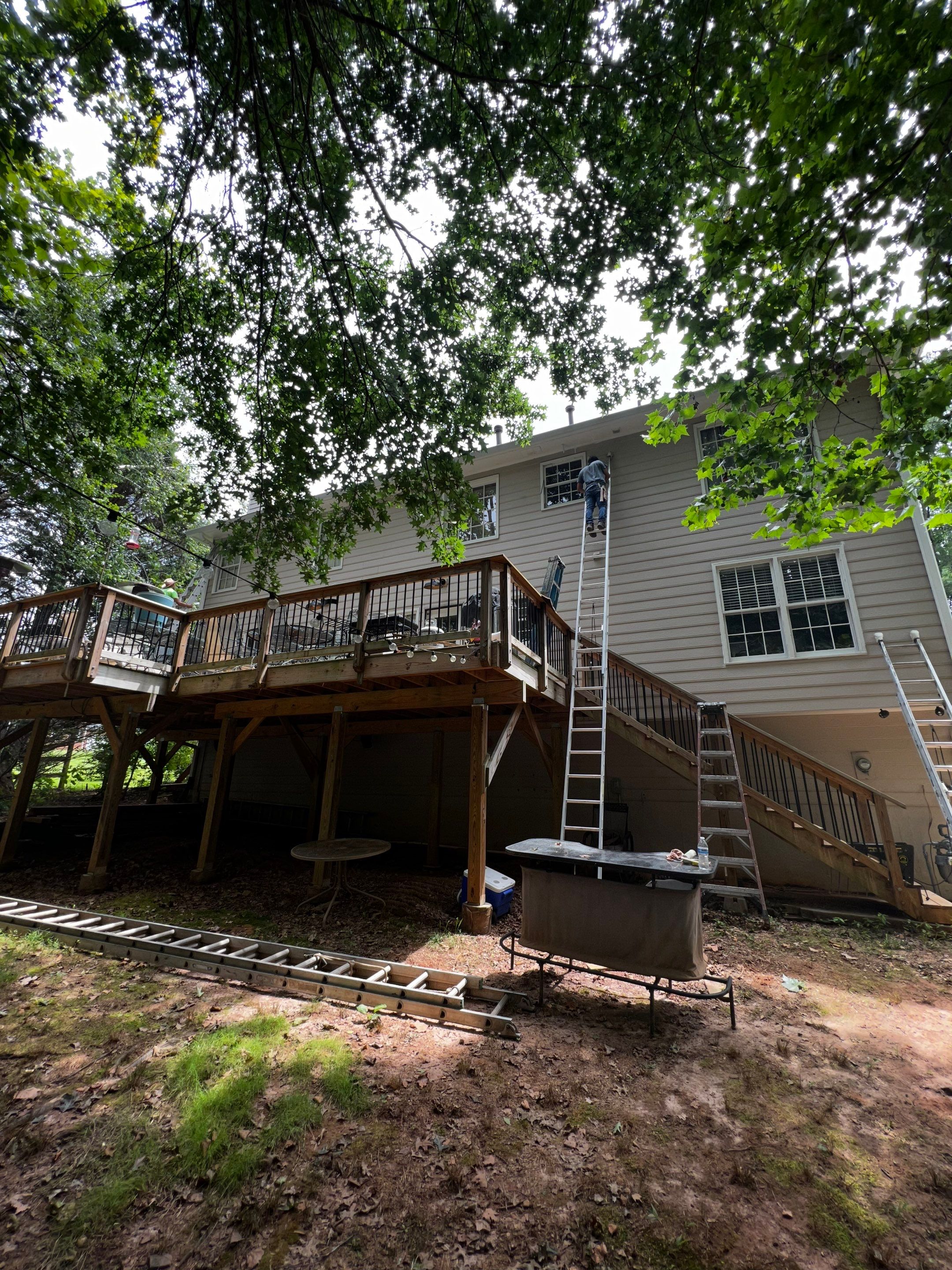 Residential Exterior Painting and Trim Refreshes in Woodstock, Georgia by Swift Home Renovations