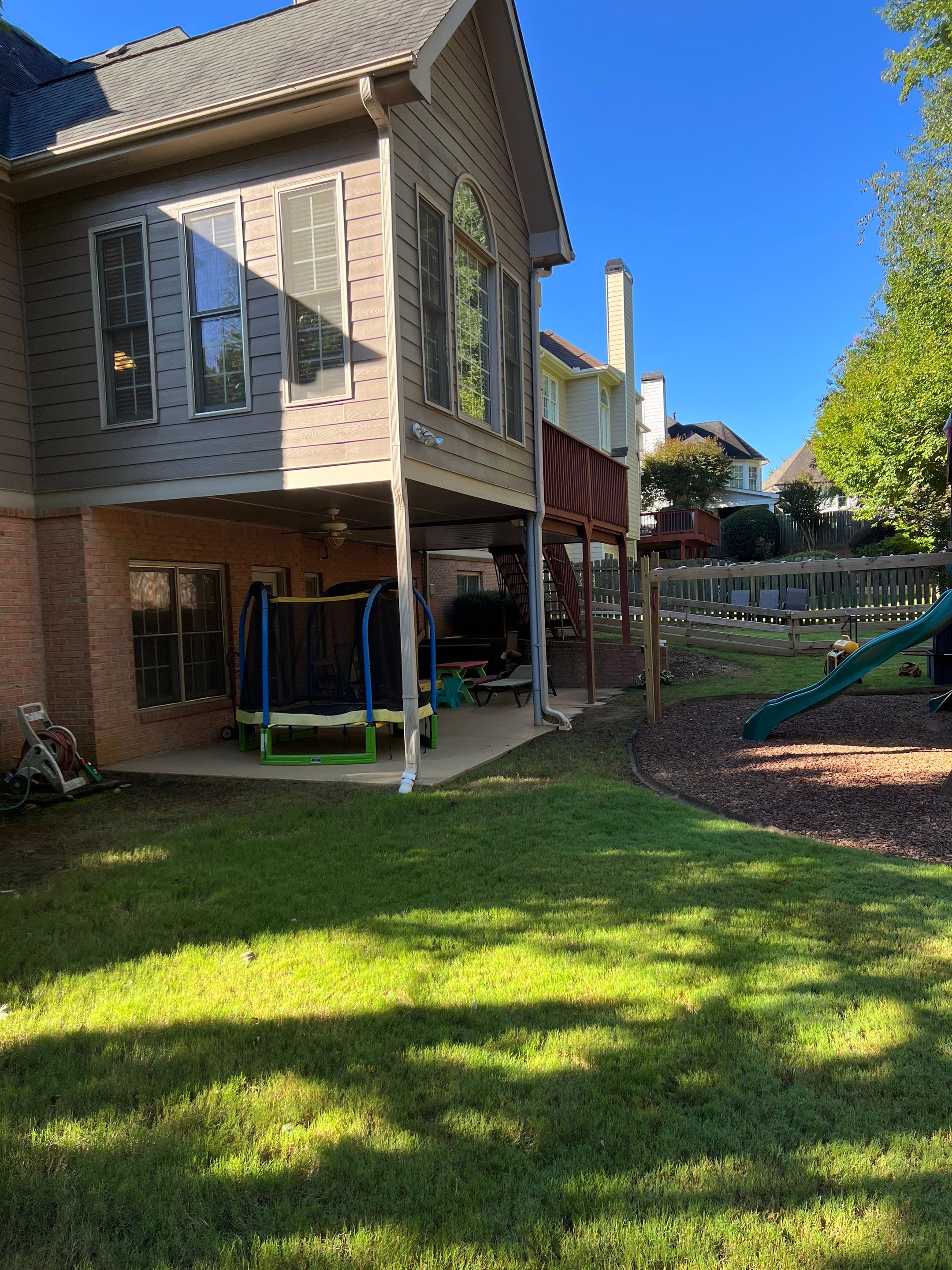 Composite Deck Installation and Screened Porch Enclosure in Roswell by Swift Home Renovations
