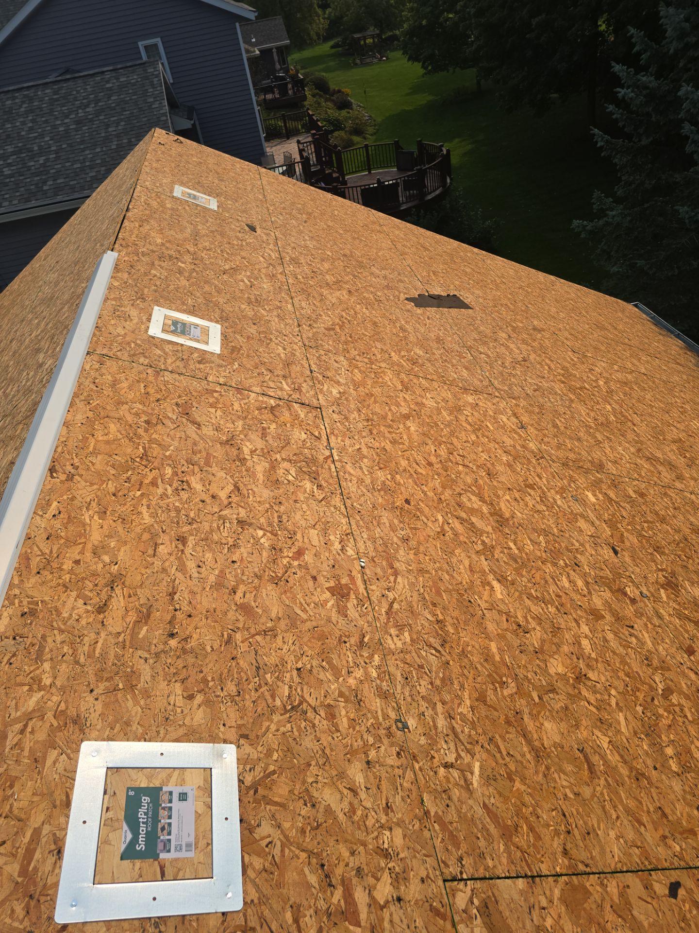 Residential Roof Installation in Sheboygan Falls, WI: GAF Timberline Natural Shadow Shingles & Rain Drop Gutter Protection by Gellings Roofing and Siding LLC