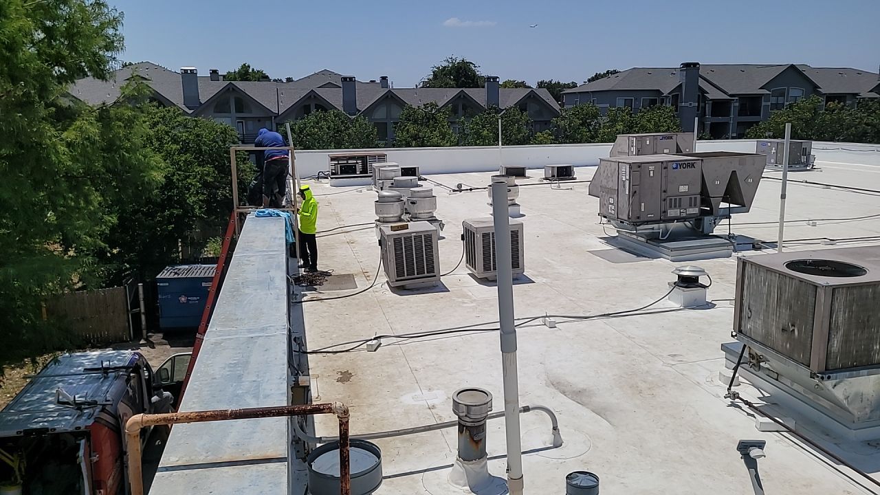 Commercial Roof Replacement using GAF Everguard TPO by Roof Experts
