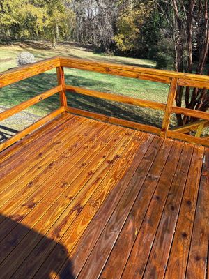 Wood Deck using Wood Sealant