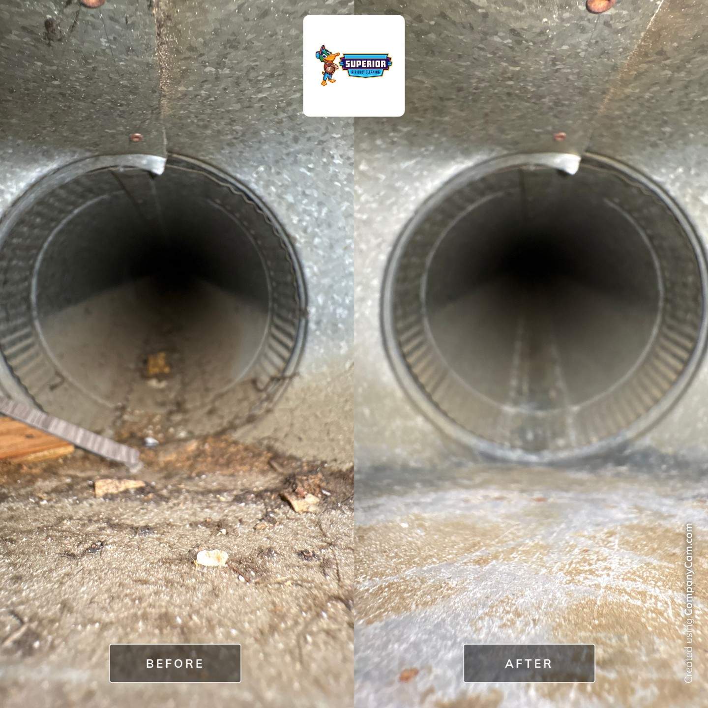 Air Duct Cleaning With a Vacuum Truck in Boardman, OH by Superior Air Duct Cleaning