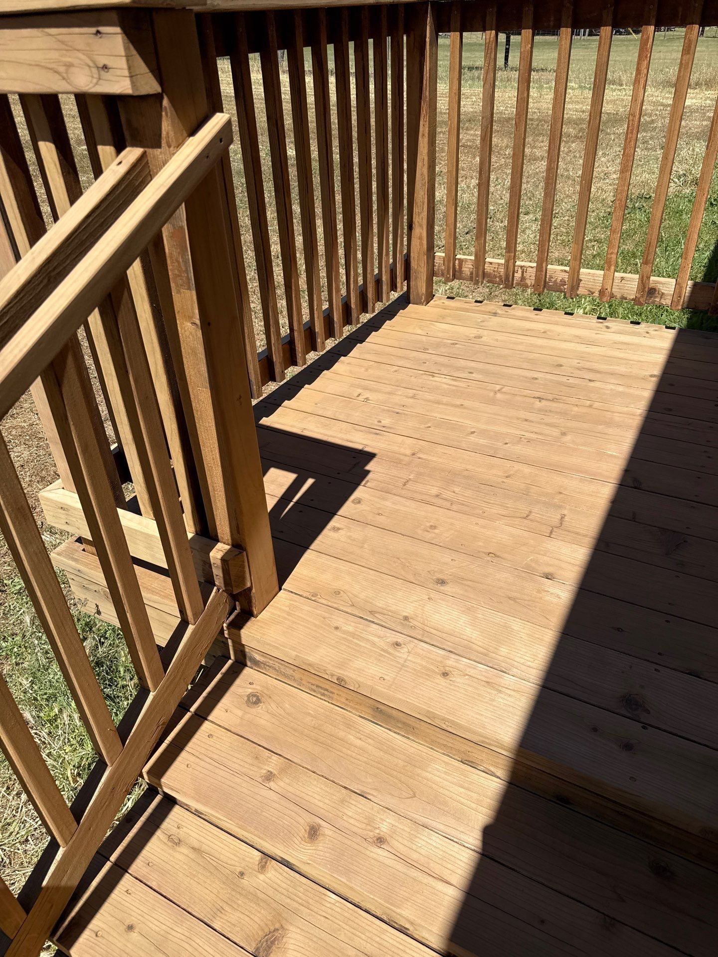 New Shade Cover for existing Porch by JRS Construction