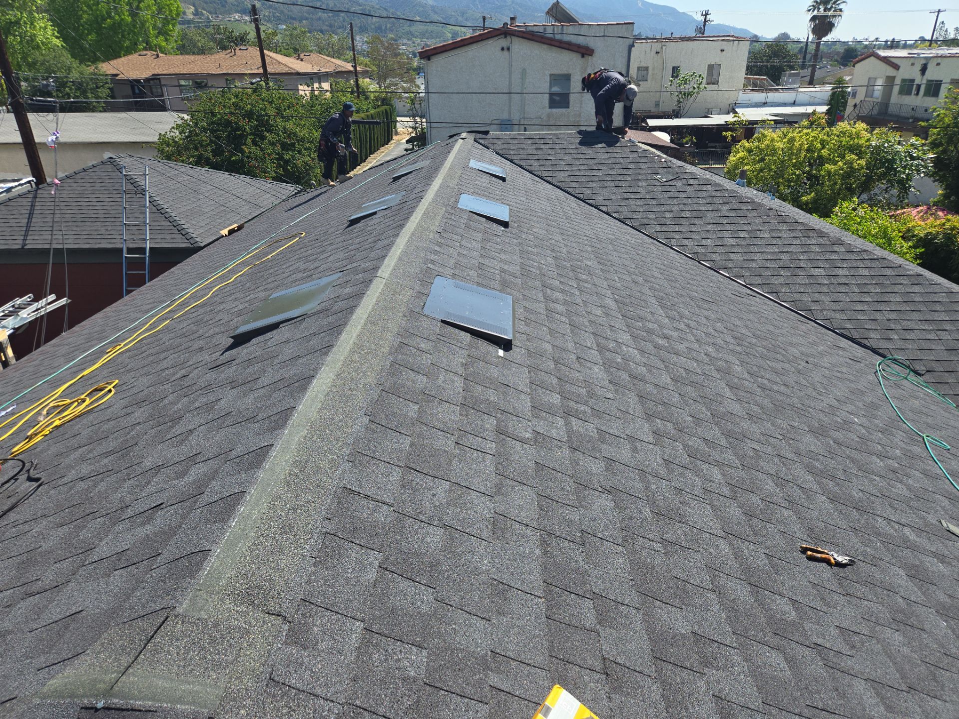 Residential Roofing Installation using Owens Corning Duration Cool Shingles by Hull Brothers Roofing