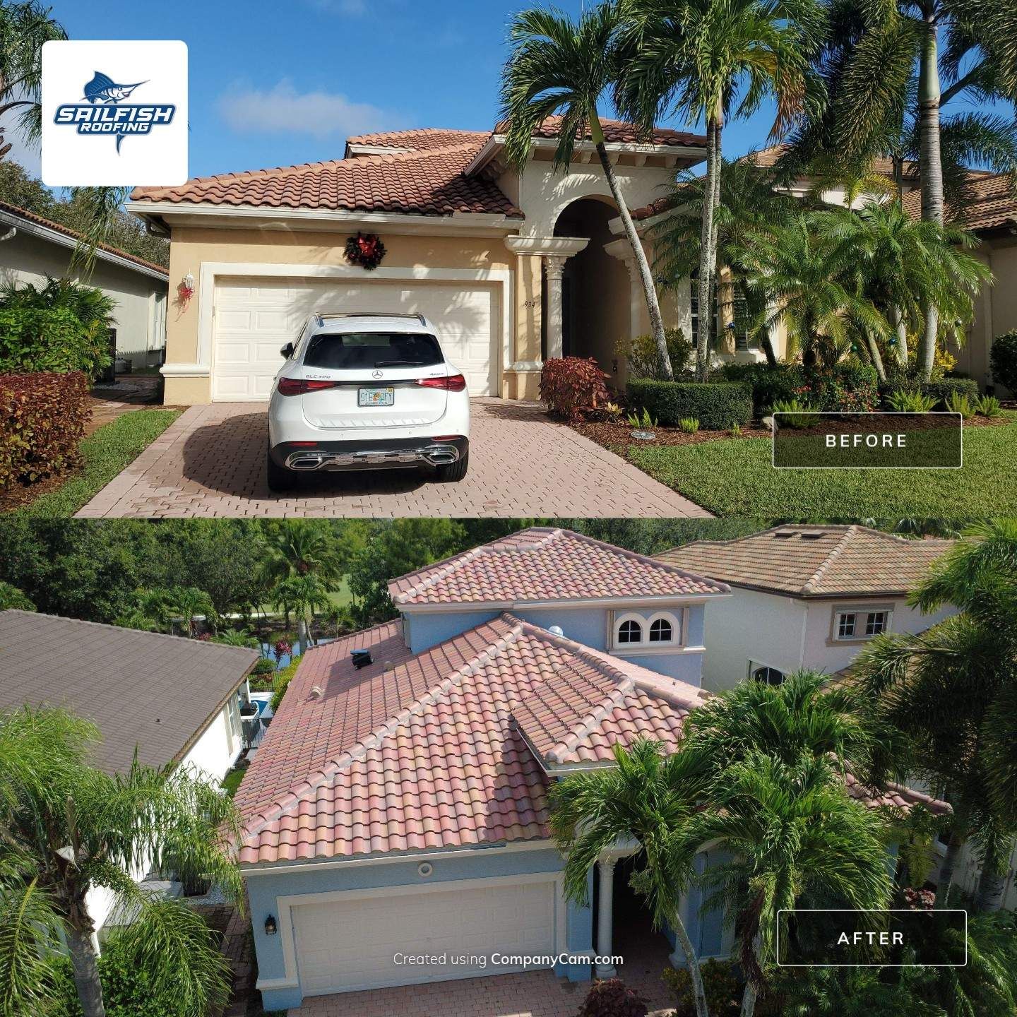 Concrete Tile Roof Replacement by Sailfish Roofing