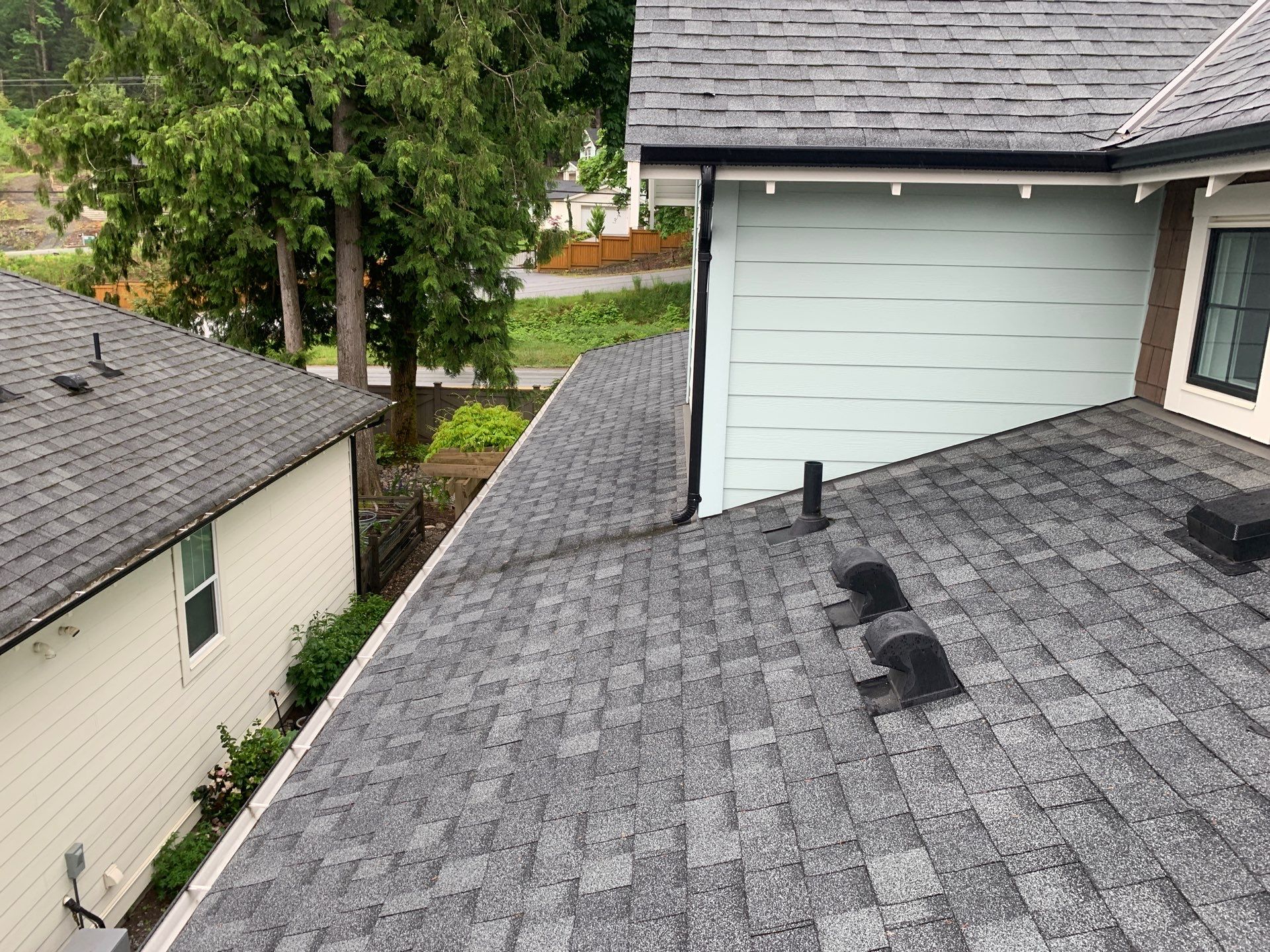 Residential Reroof Shingle - Pewter Grey by Top Notch Roofing Inc