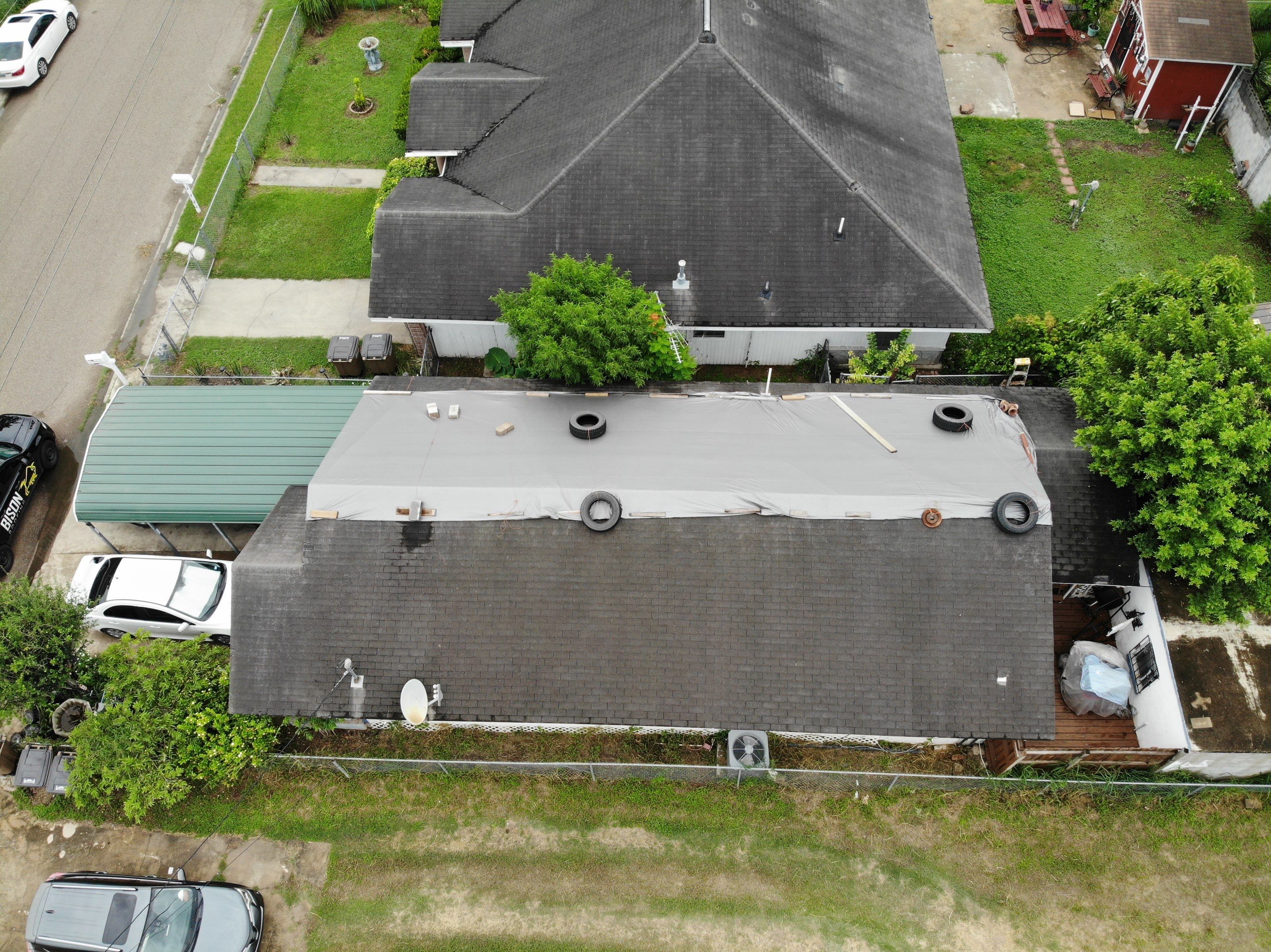 Project in Donna by Bison Roofing  