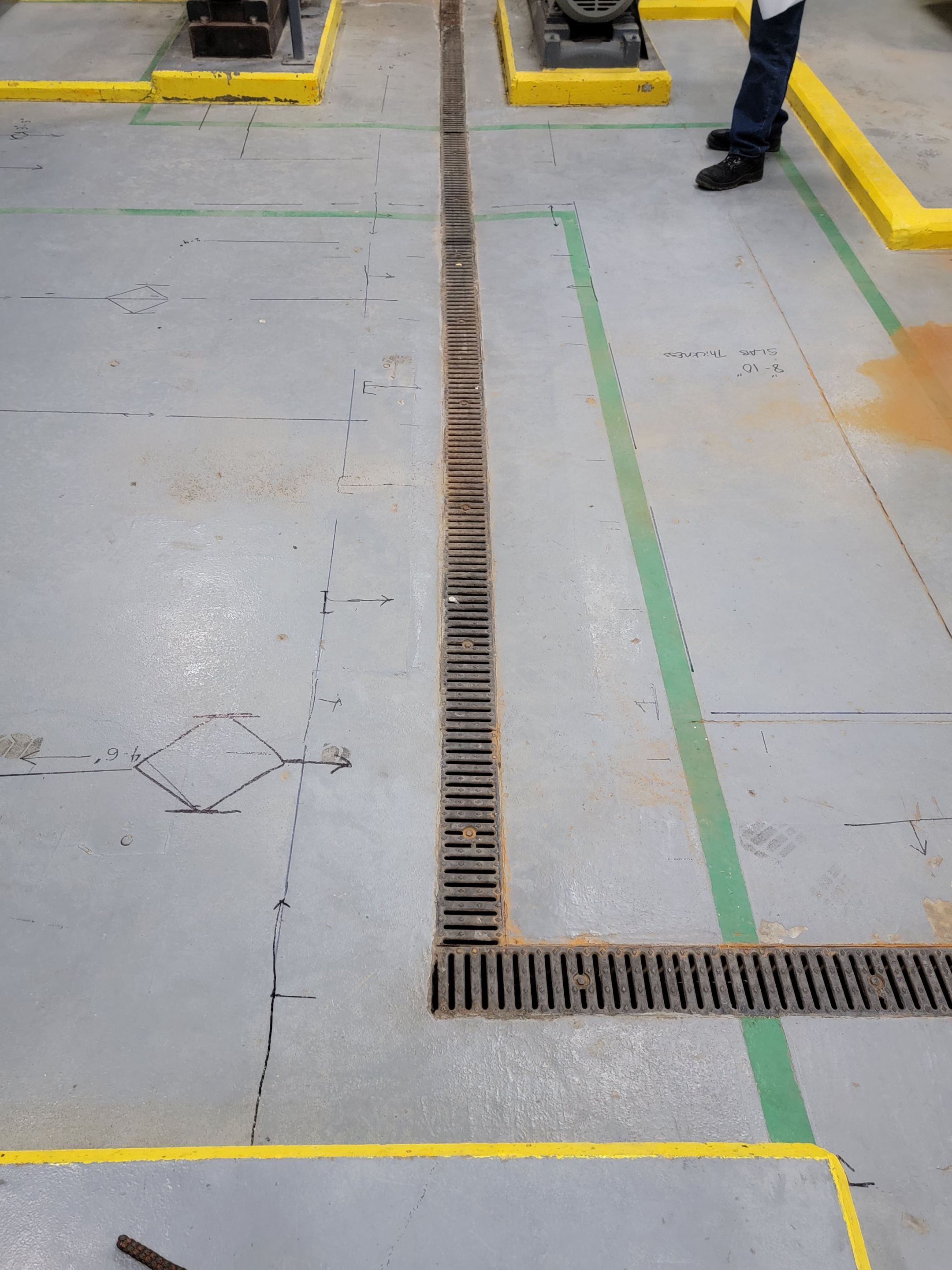 Concrete Scan for industrial type plant by Alsip Locating Service, LLC