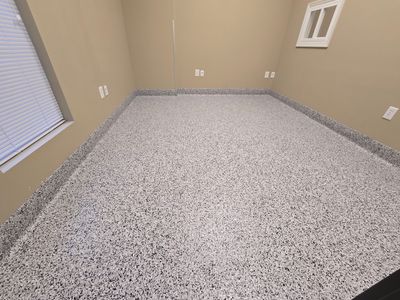Floor Completed Using Houndstooth