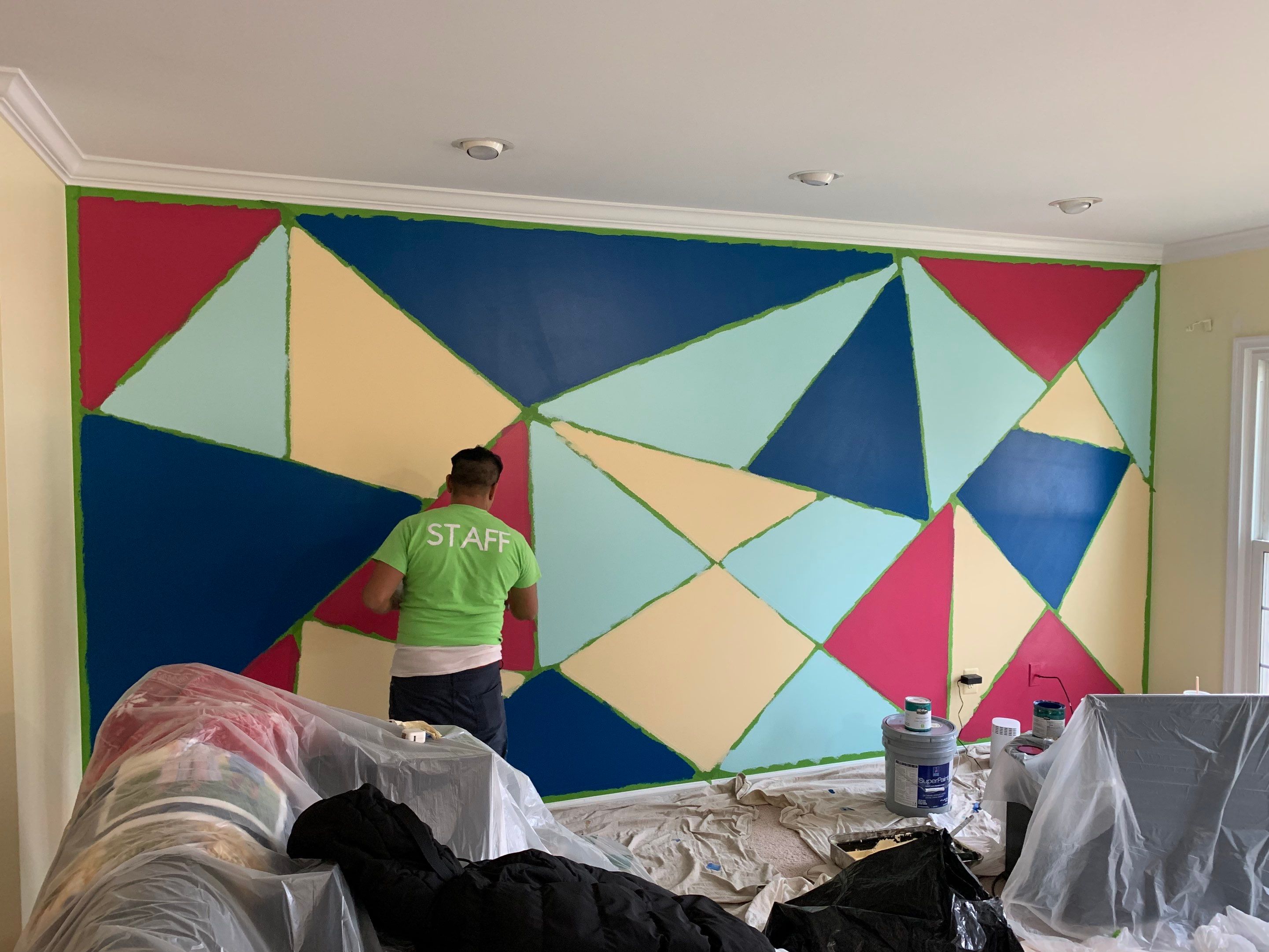 Wall & Cabinets Painting by Greenspring Construction Services