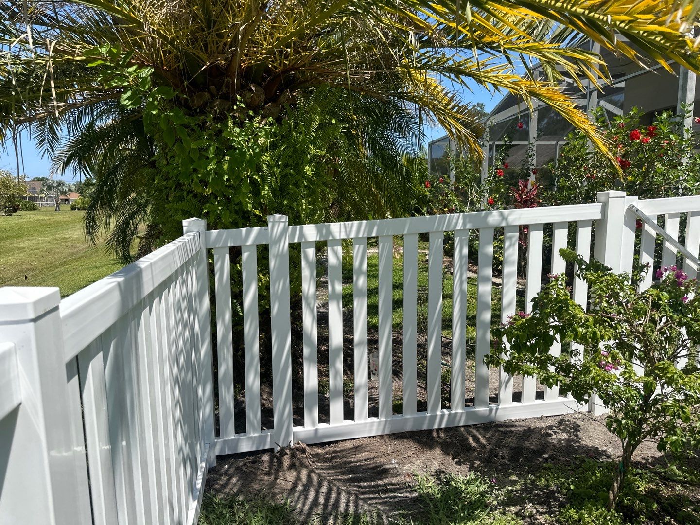 White Vinyl Picket Fence using 4Ft White Vinyl Picket Fence by Asap fence and gates, LLC