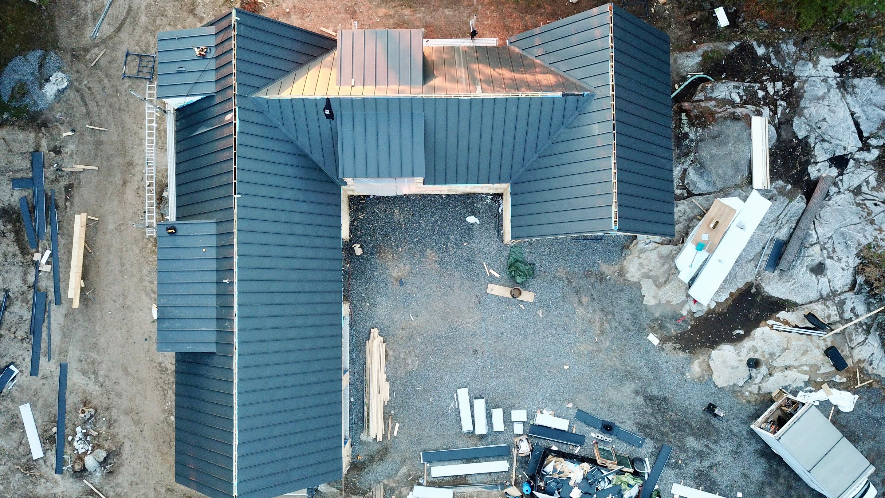 Standing Seam Metal Roof - Custom Coping and Flashing  by Jay Carter Roofing & Sheet Metal