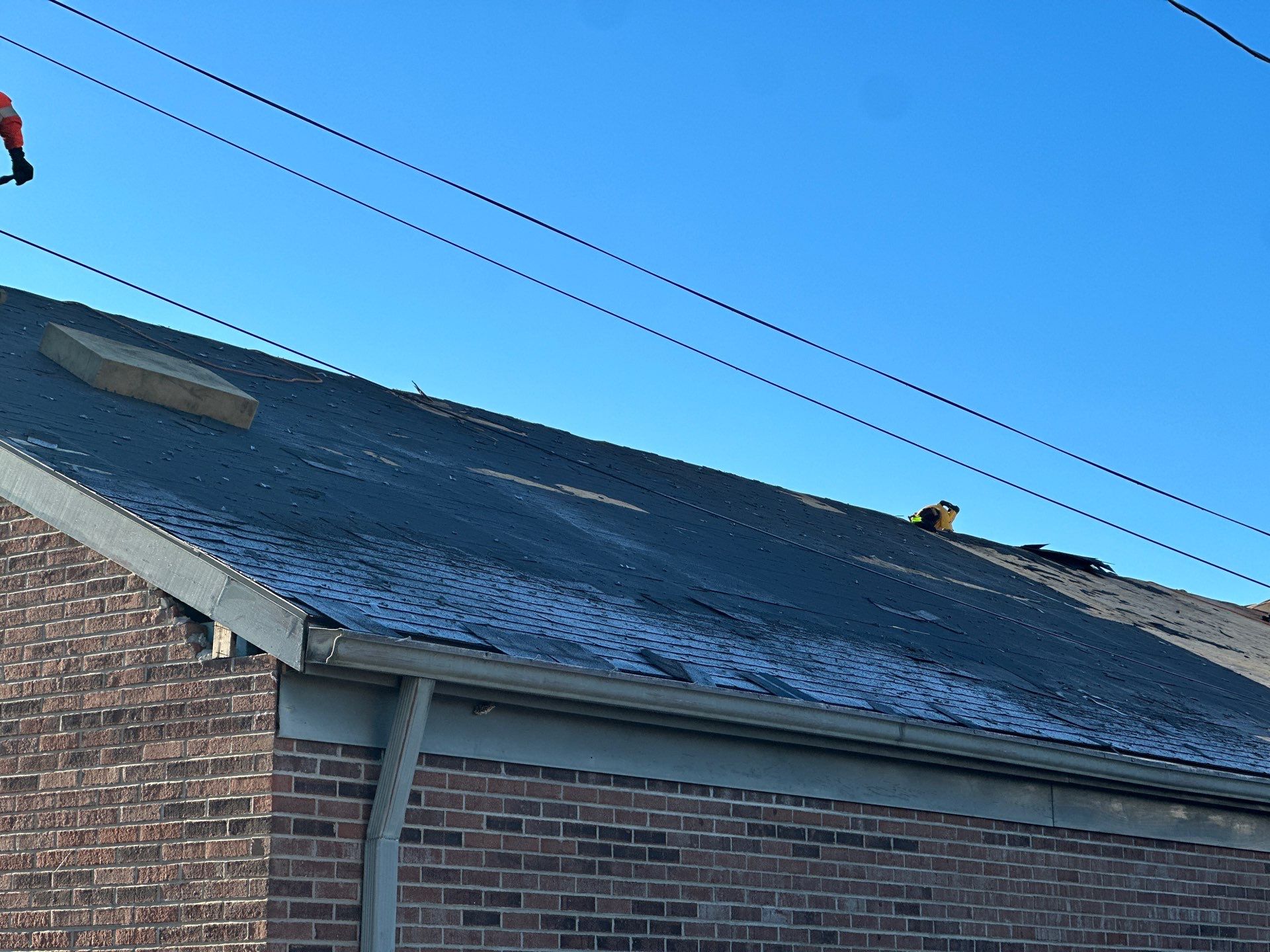Residential Roofing Installation using GAF Timberline HDZ Charcoal by Nitro Roofing and Construction