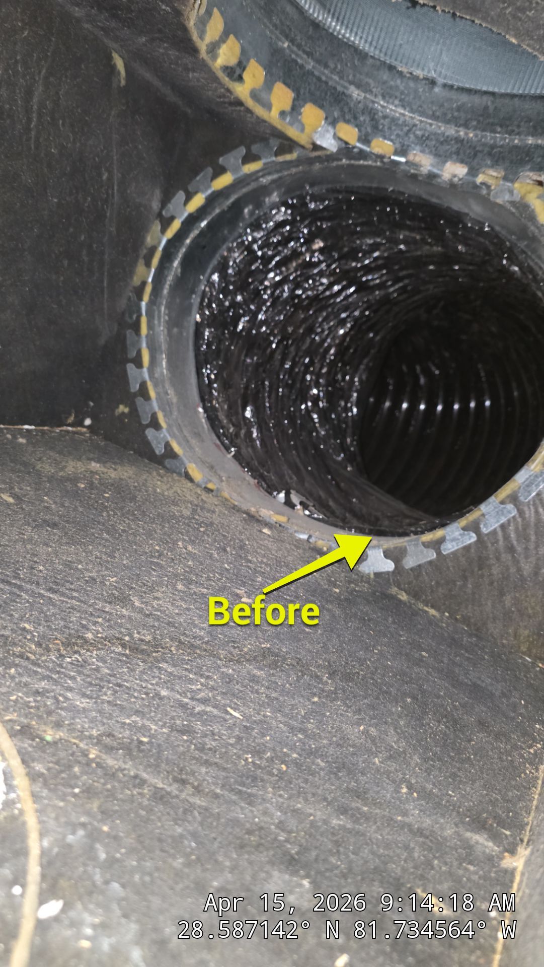 Air Duct Bath Fan Cleaning in Clermont by Hygienic Air, Inc