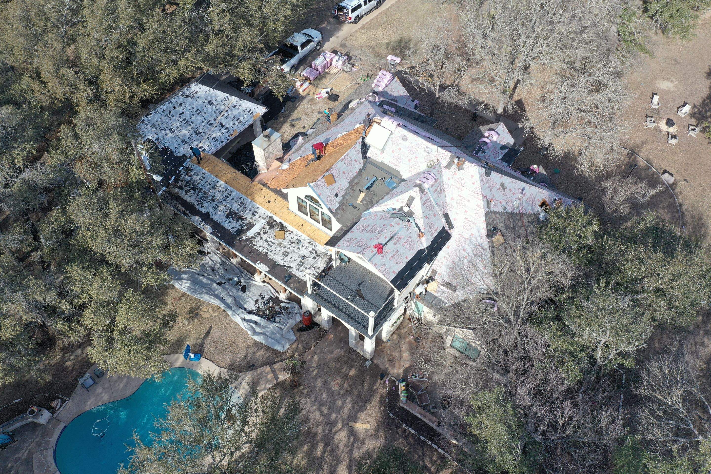 Residential Roof Replacement using Owens Corning Duration by Action Exteriors Austin