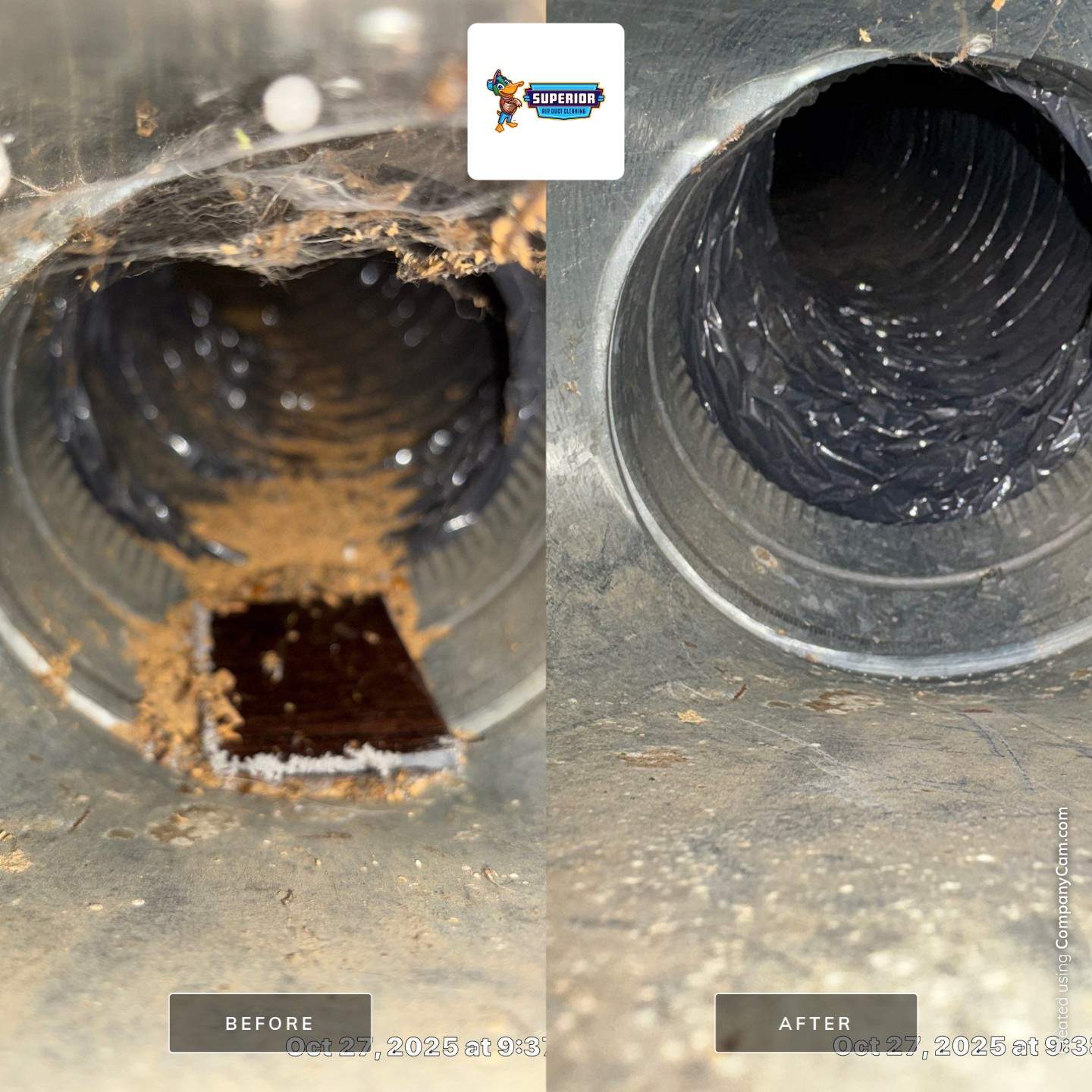 Air Duct Cleaning With a Vacuum Truck in Midland, PA by Superior Air Duct Cleaning