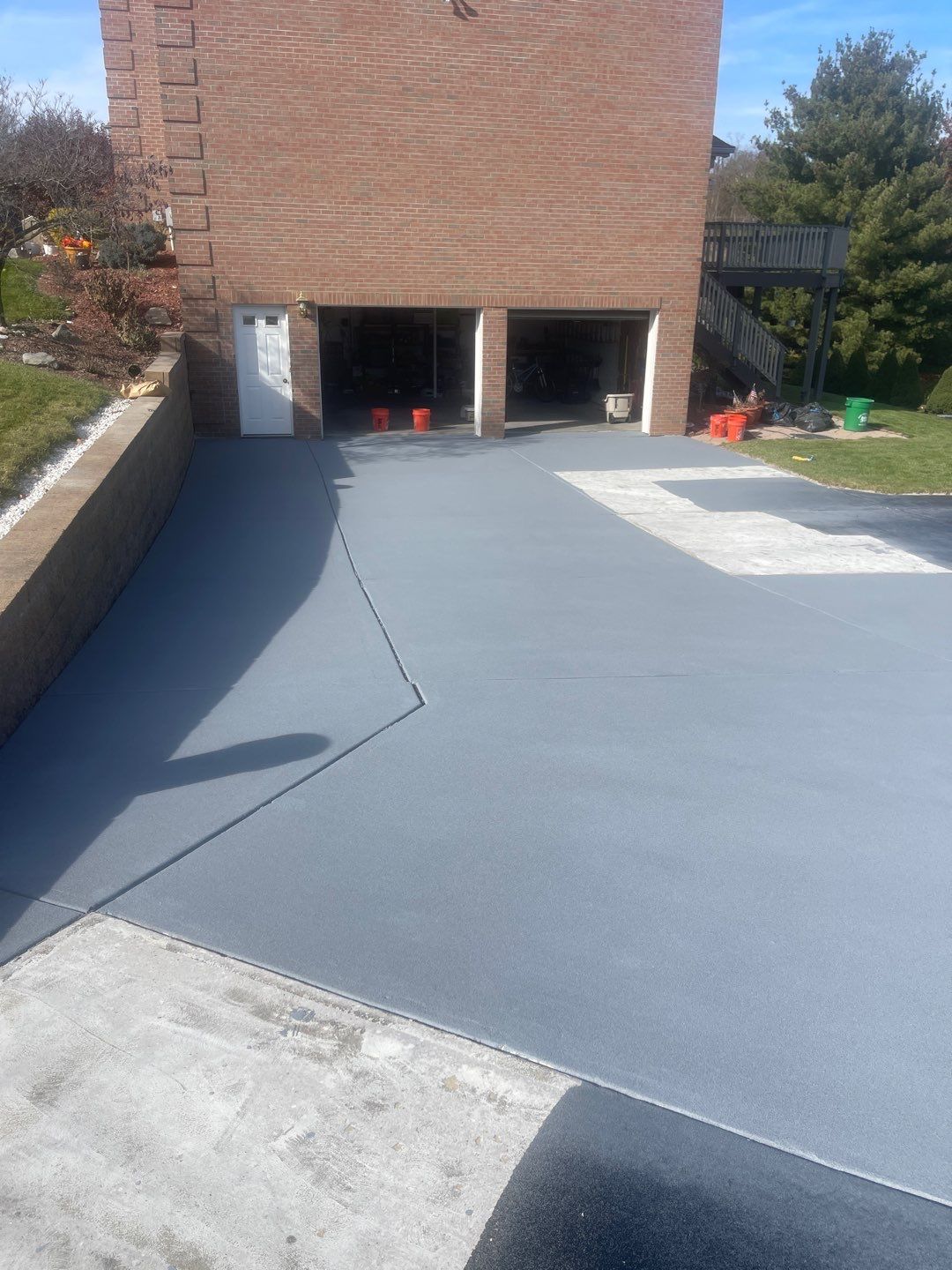 Twilight Driveway Project in Bridgeville by Floors in a Day, Inc