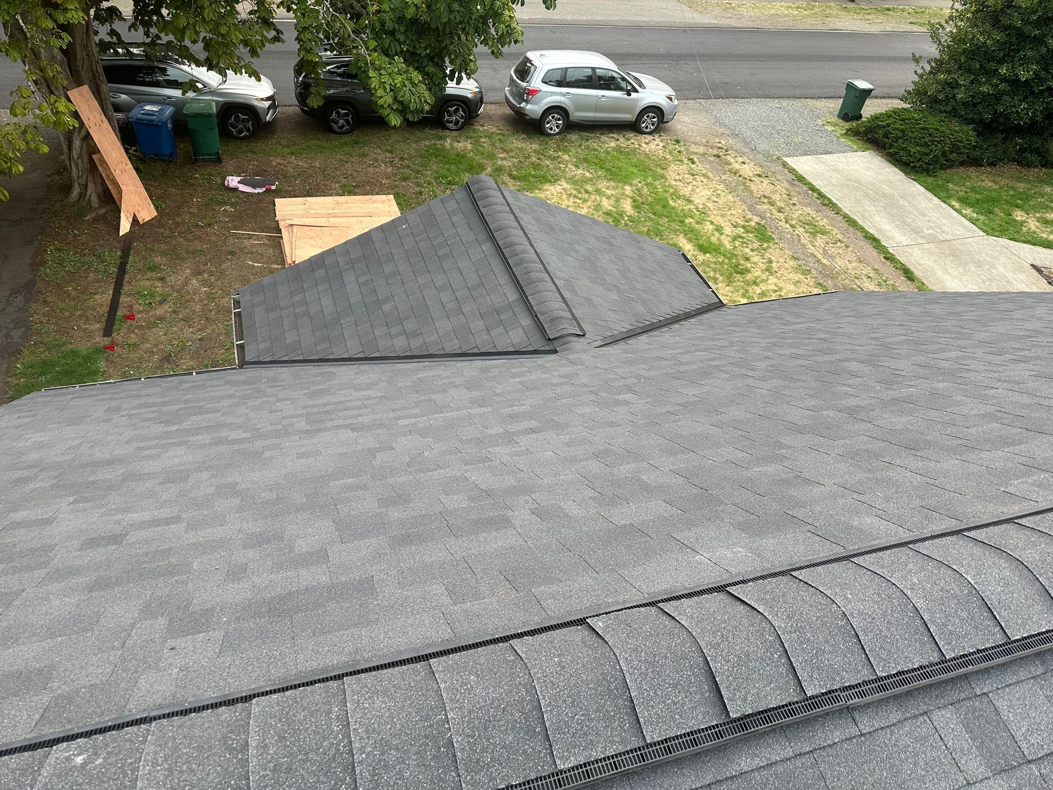 Residential Roofing Installation using GAF UHDZ Shingles by Roofing Formula LLC