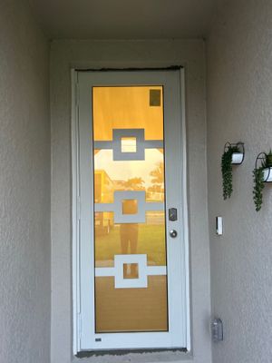 Door Installation using Mr Glass 