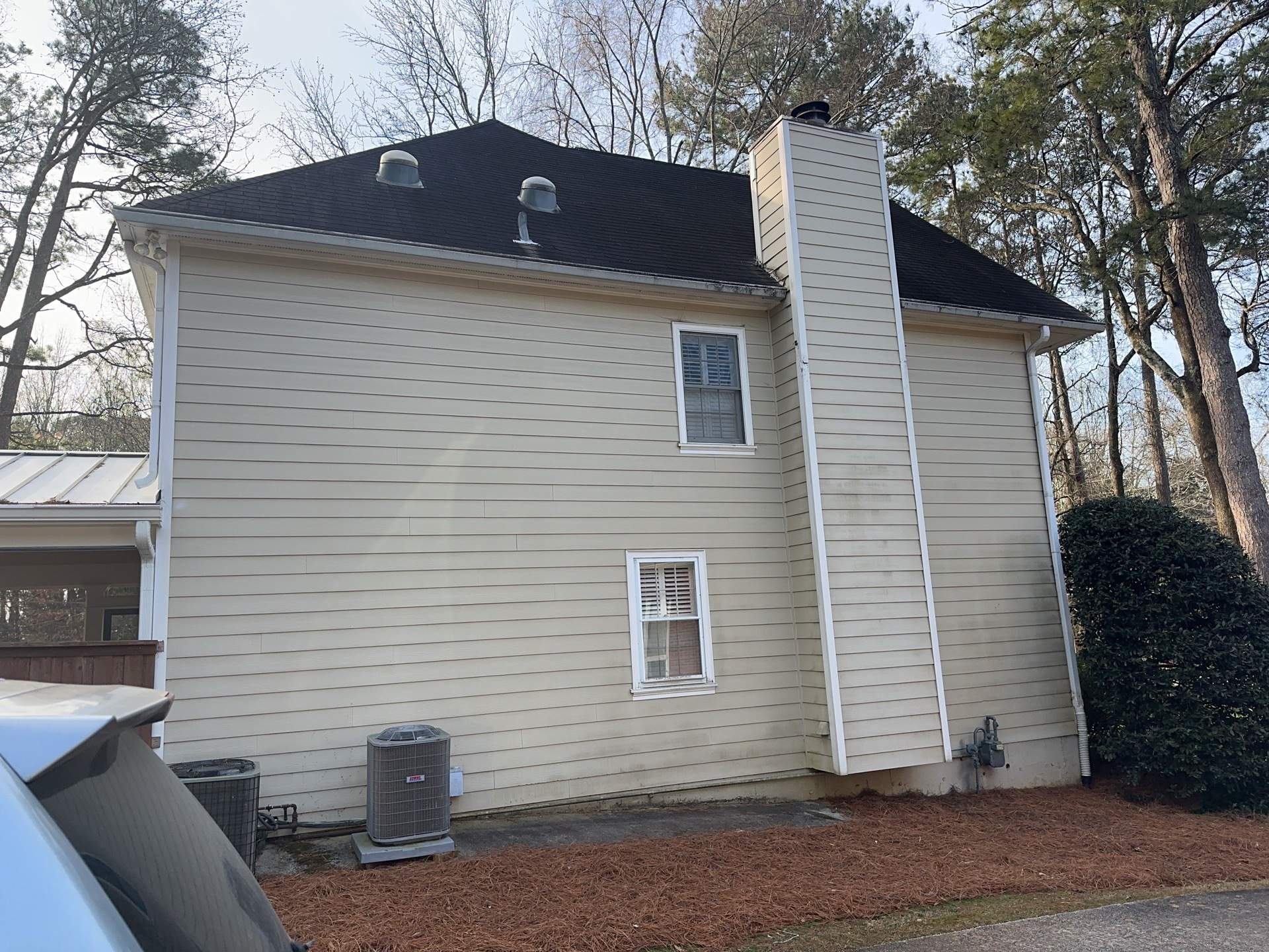 Rotted Wood Replacement and Exterior Painting Using James Hardie & Sherwin Williams SuperPaint by Nelson Exteriors