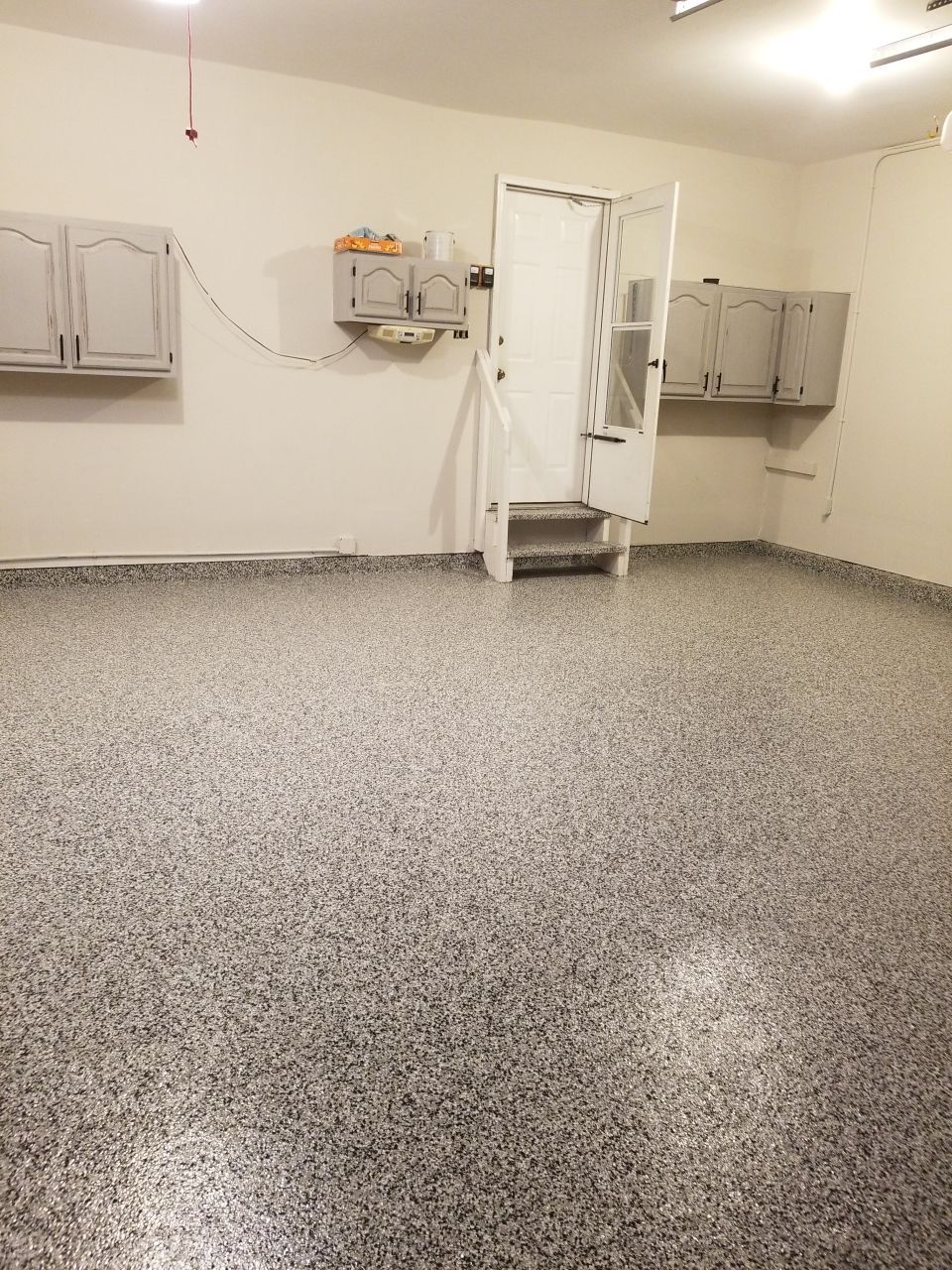 Garage Floor in Domino by Spectrum Painting, LLC
