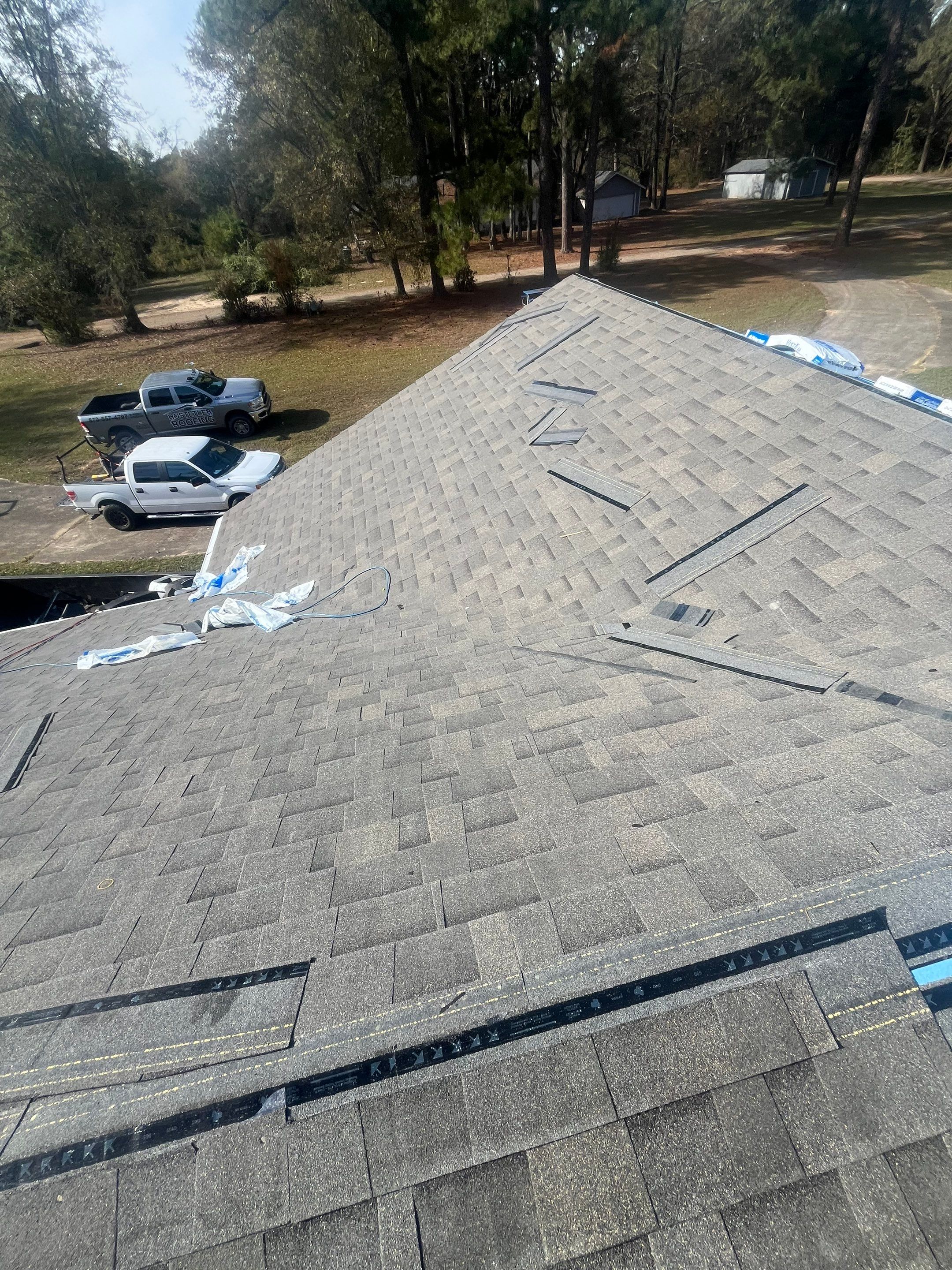 Residential Roofing Repair using Malarkey Vista: Weathered Wood  by Hostetler Roofing