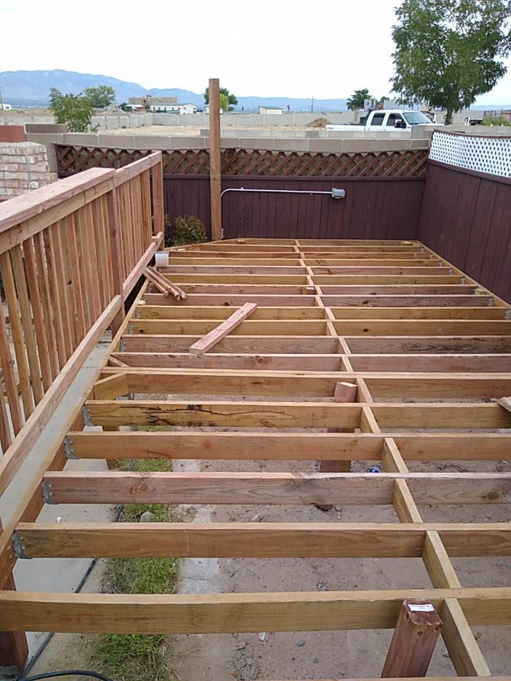 Deck Installation using Trex by Rio Grande Building & Storage