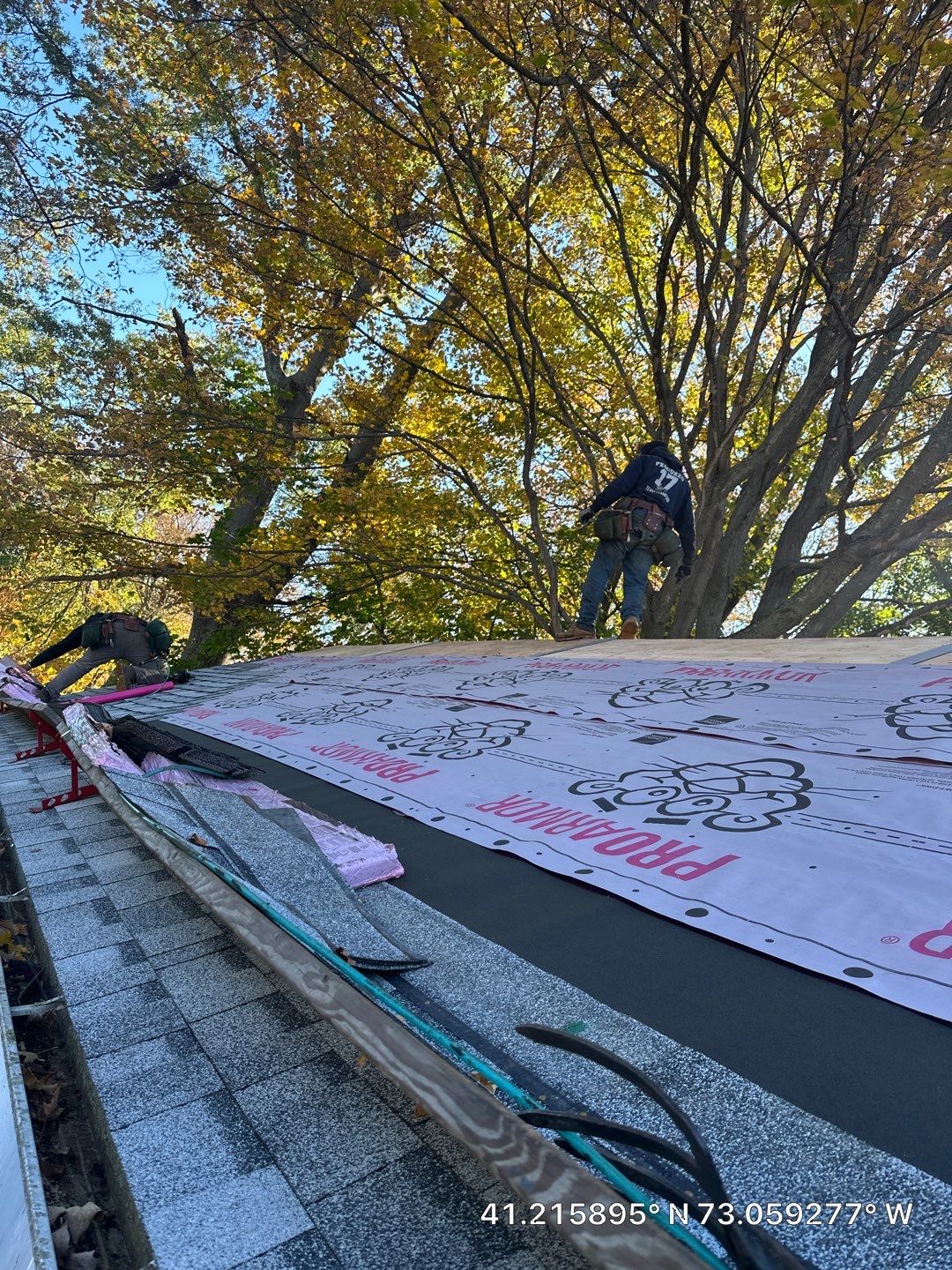 Residential Roofing Installation using Owens Corning TruDefinition Sierra Gray by A Plus Exterior