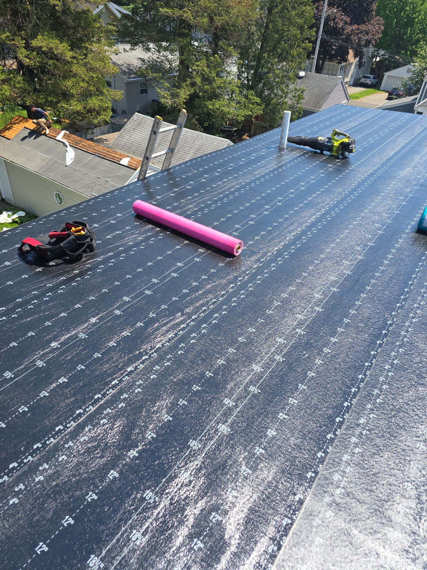 Residential Roof Replacement With Owens Corning Shingles in Stratford, CT by A Plus Exterior