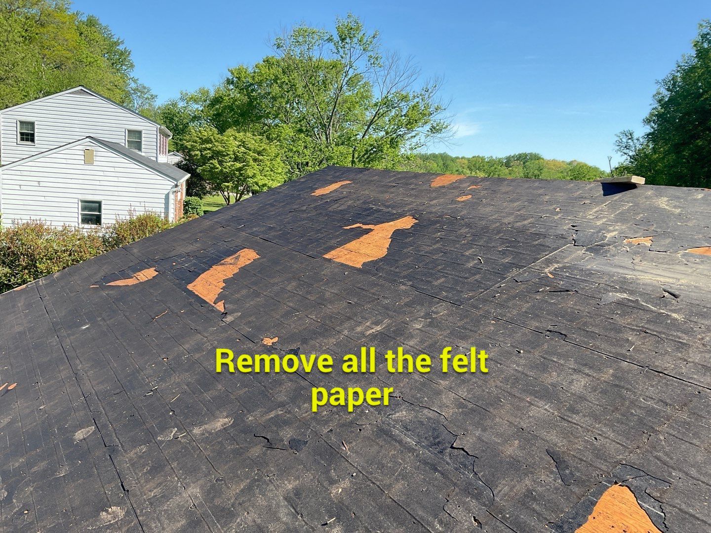 Residential Roofing Installation using Landmark Shingles Color Weatherwood by Alpha Design Services