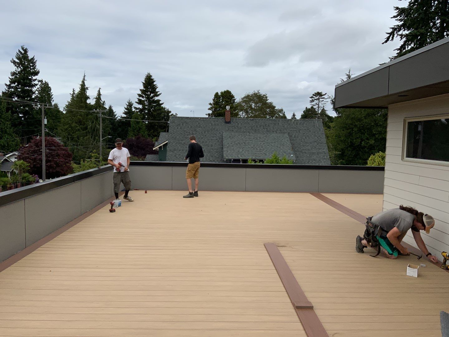 North Admiral Rooftop by Alki deck builders 