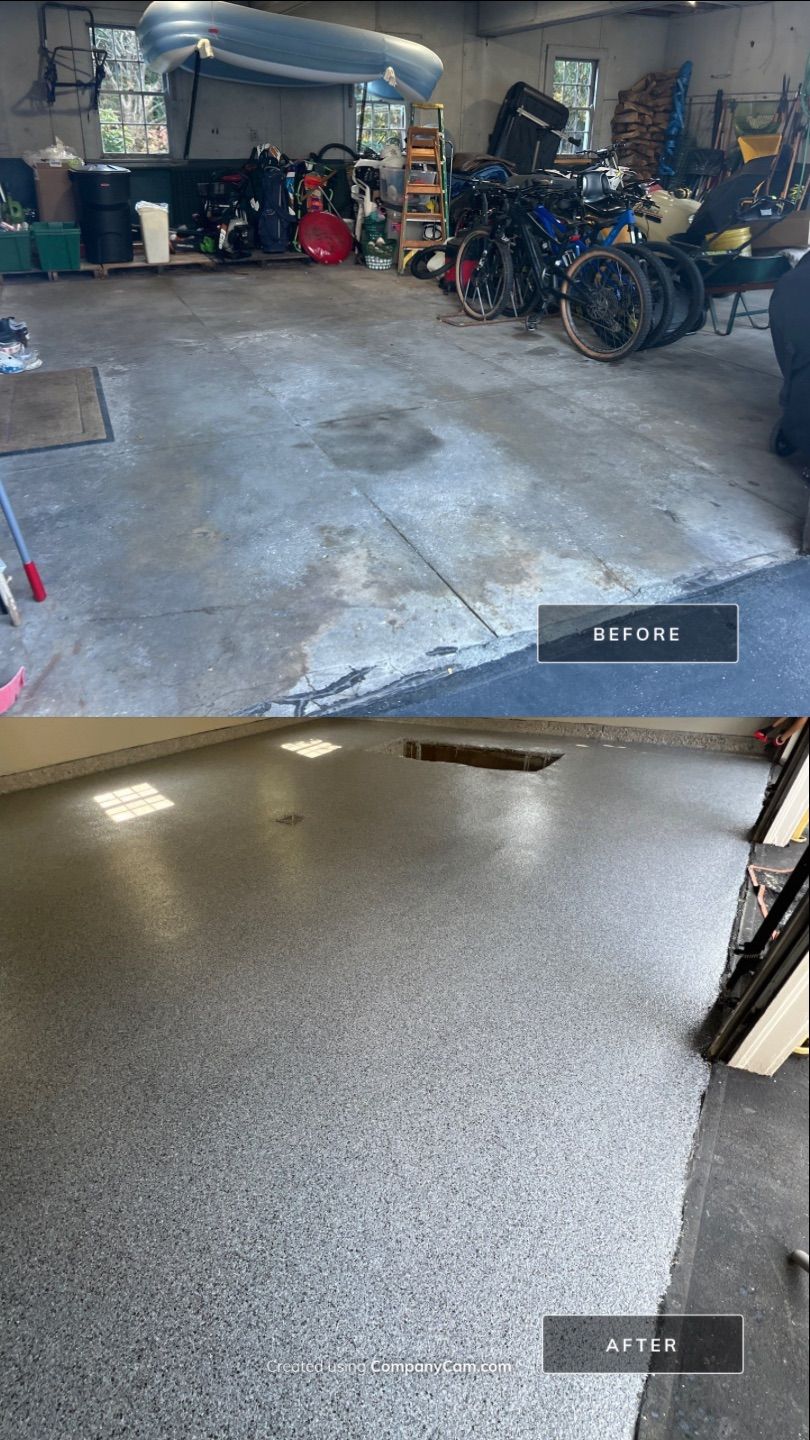 Vintage Silverado Garage Coating  by NG Masonry & Construction LLC