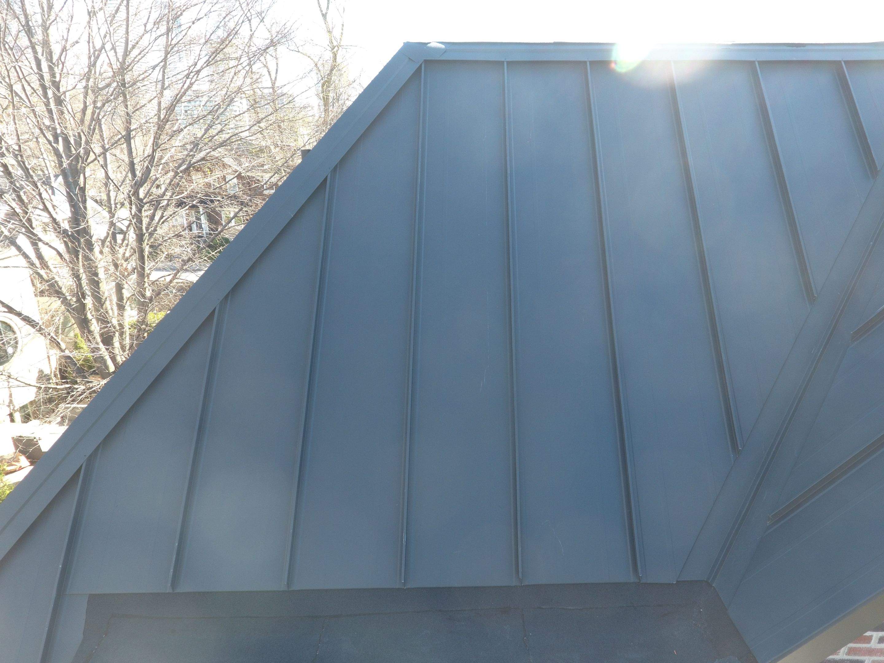 New Home Construction using 24 Ga Standing Seam Metal by Jay Carter Roofing & Sheet Metal