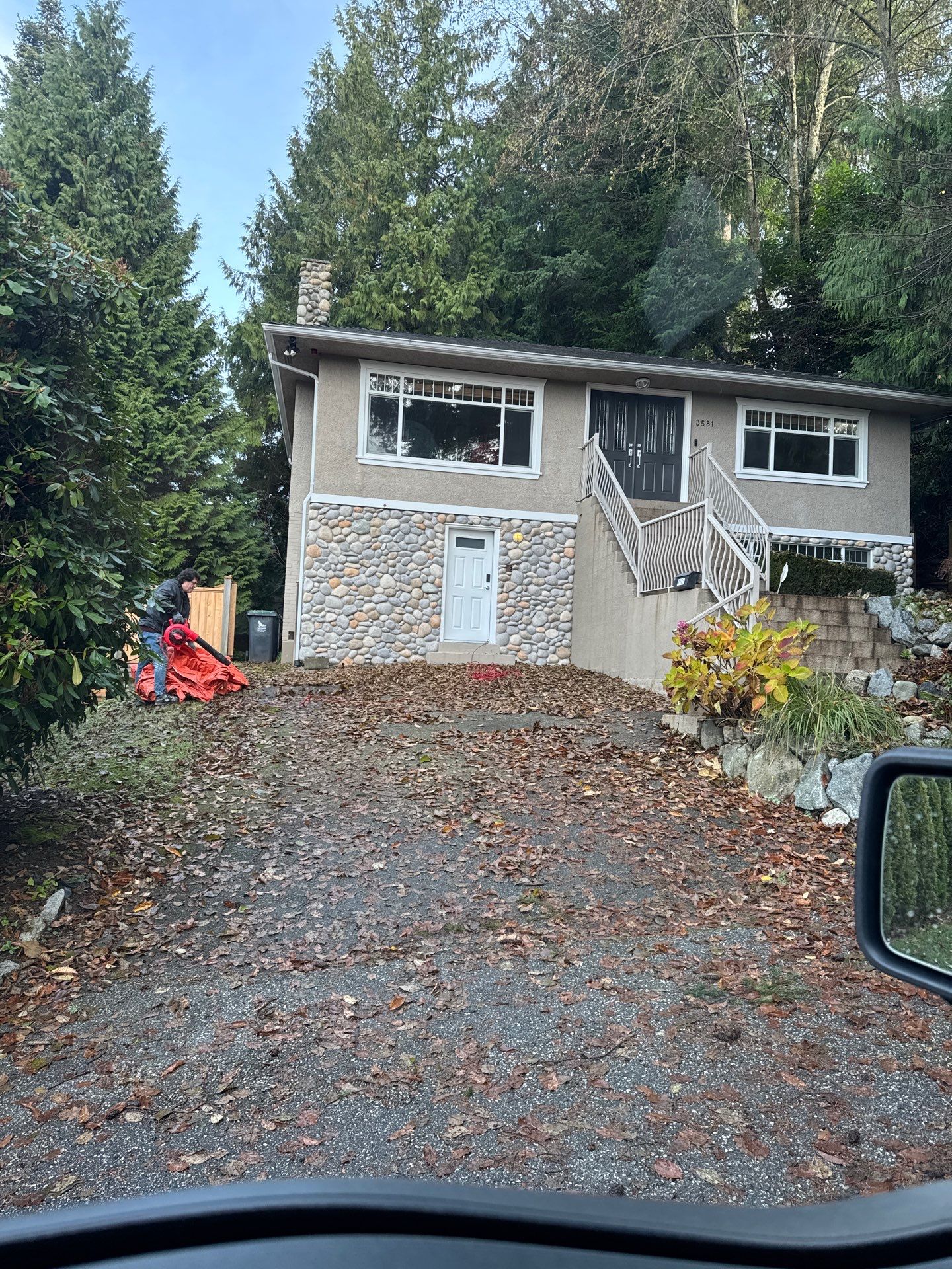 Leaf removal by YVR Construction Group