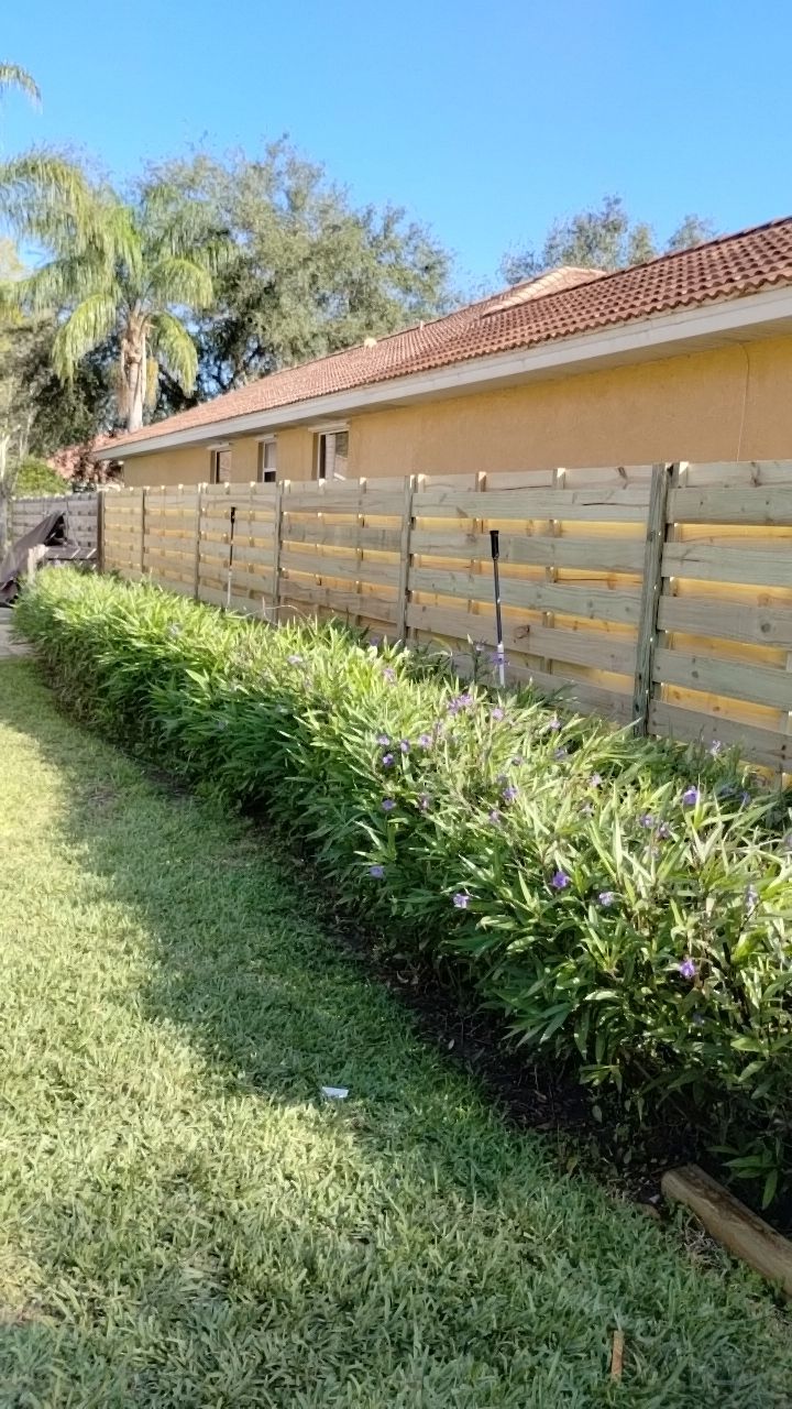 Wood Fence Installation using Shadowbox Wood Fence by Asap fence and gates, LLC