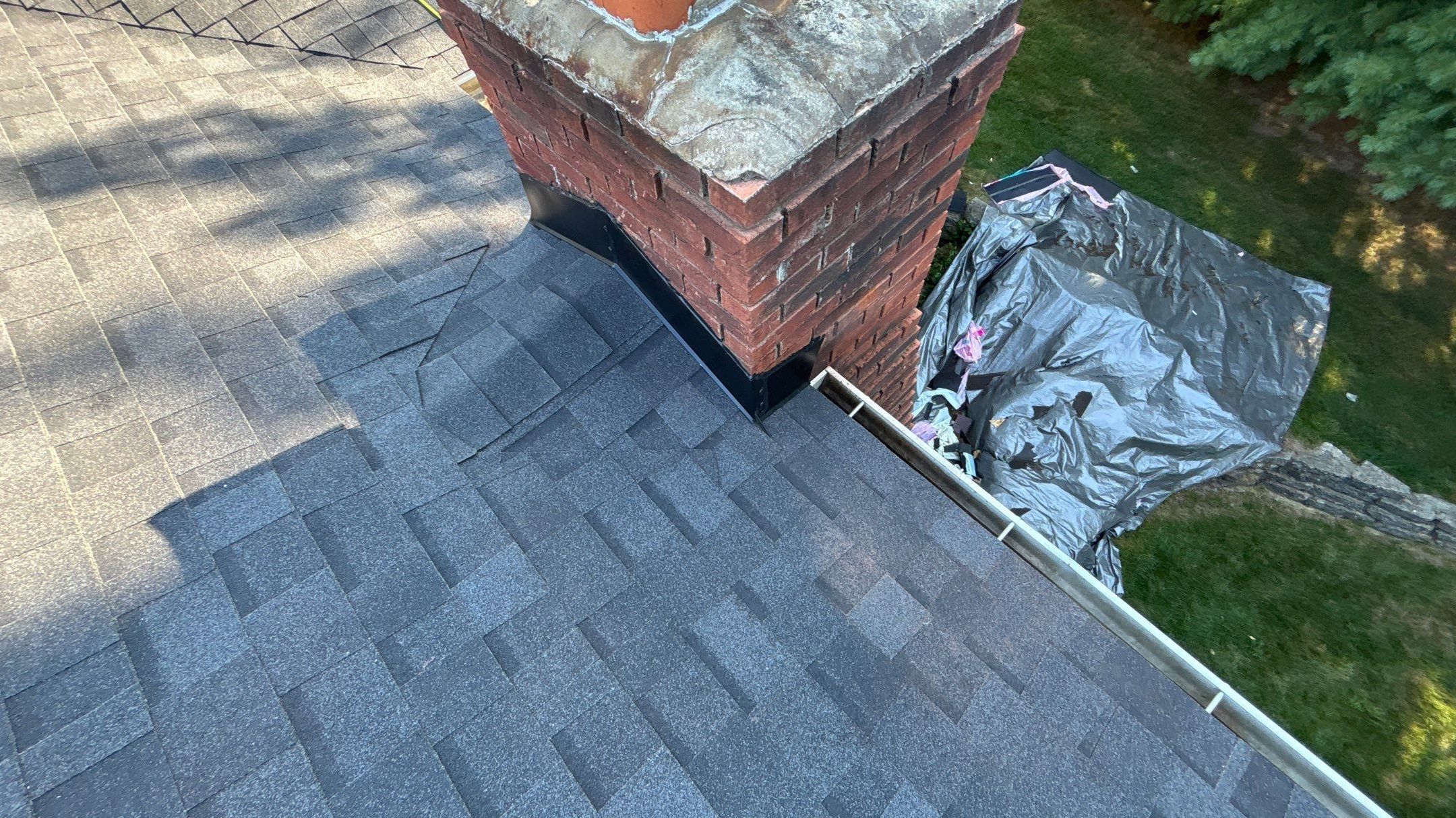 Roof Replacement using Owens Corning Onyx Black by 180 Contractors