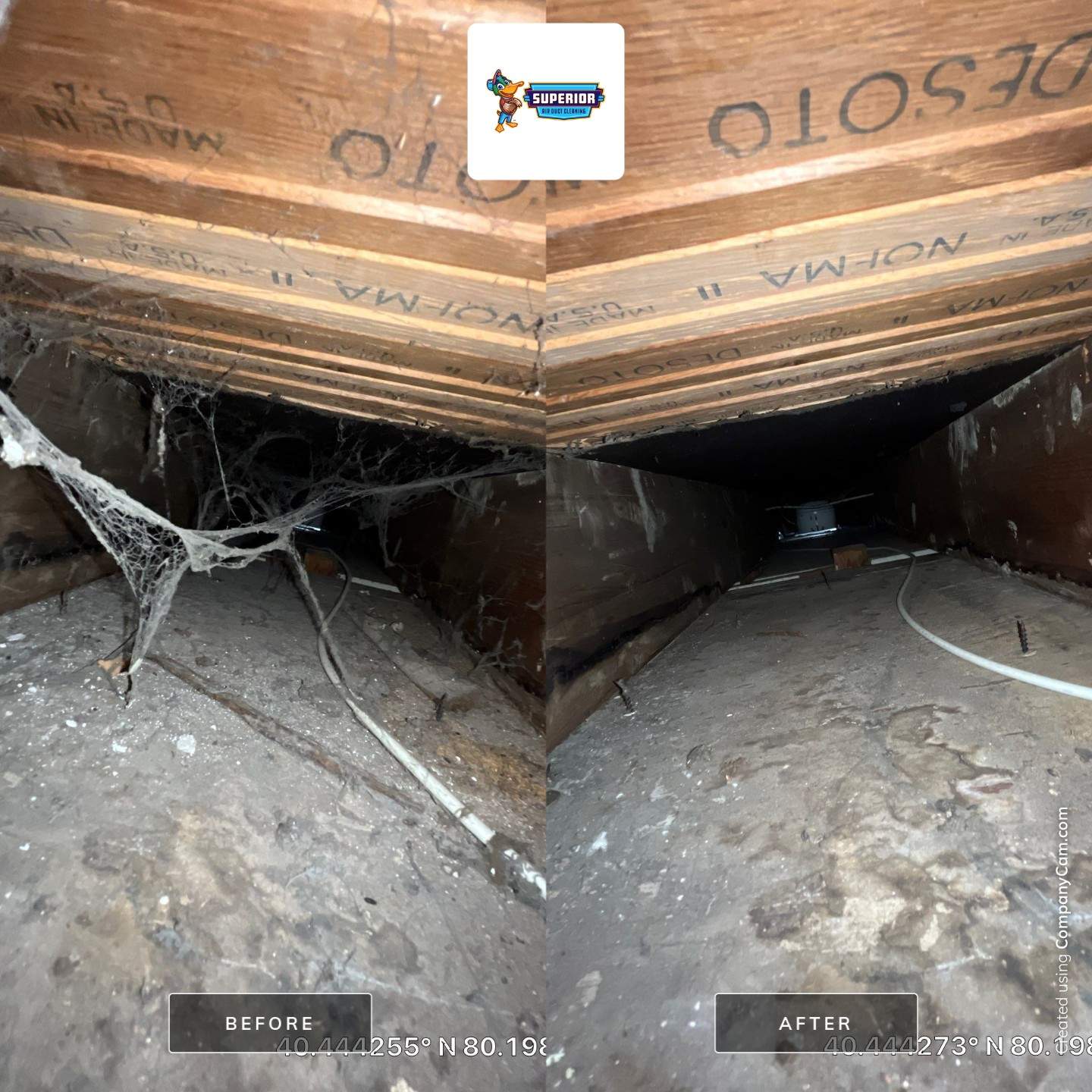 Air Duct Cleaning With a Vacuum Truck in Oakdale, PA by Superior Air Duct Cleaning