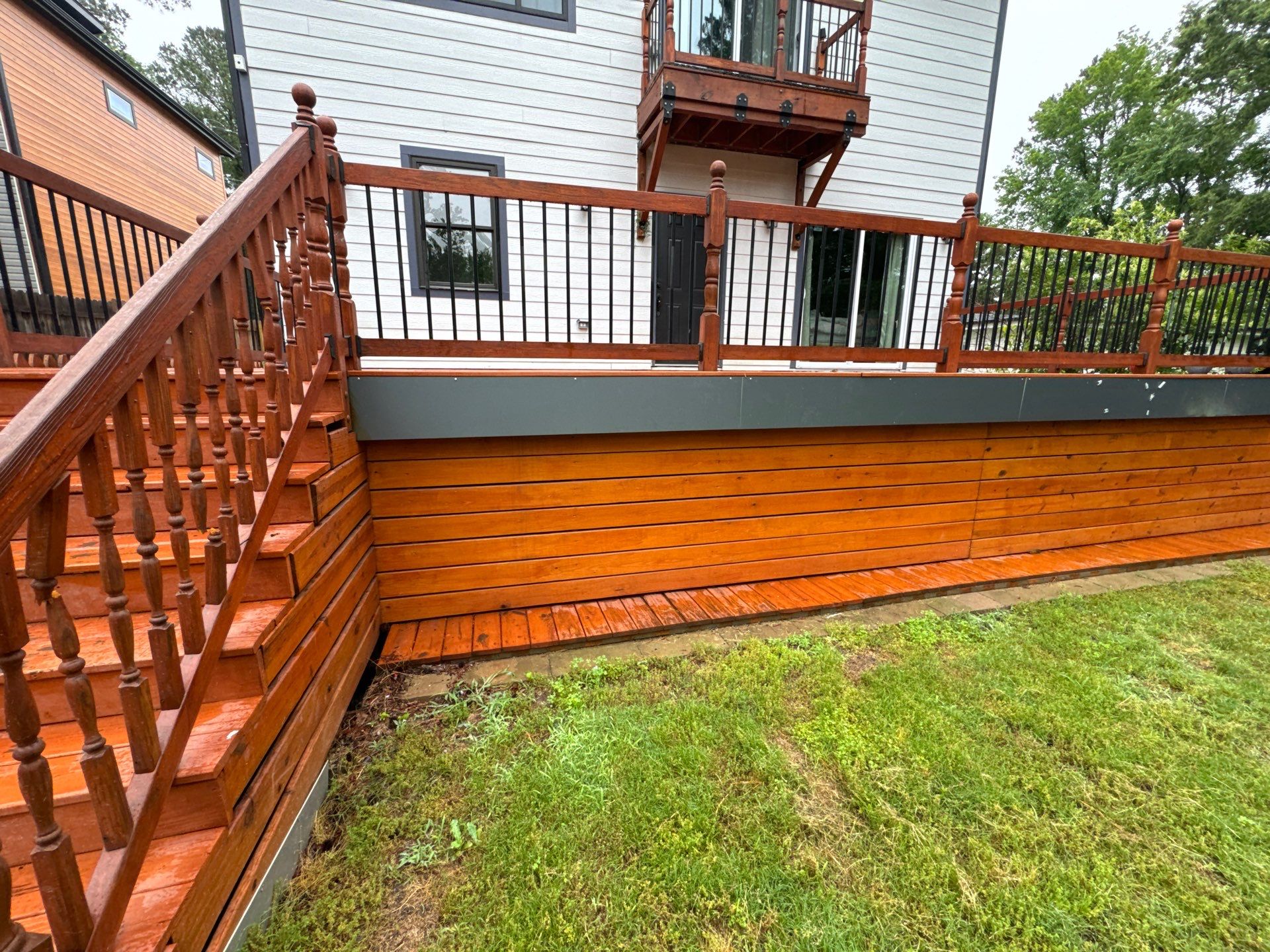 Interior Fresh Coat of paint & Deck stain by GonzalezPainters & Contractors Inc