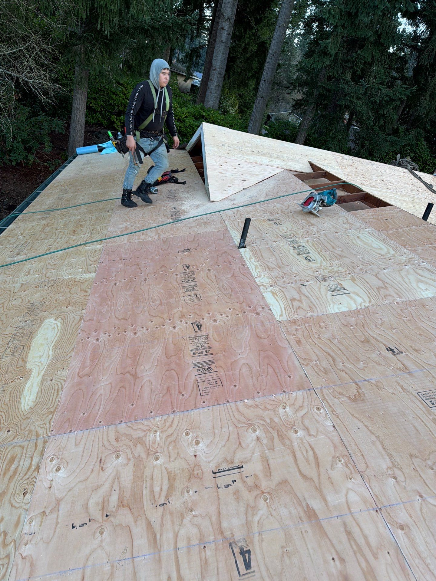 Residential Roofing Installation using GAF HDZ Shingles by Roofing Formula LLC