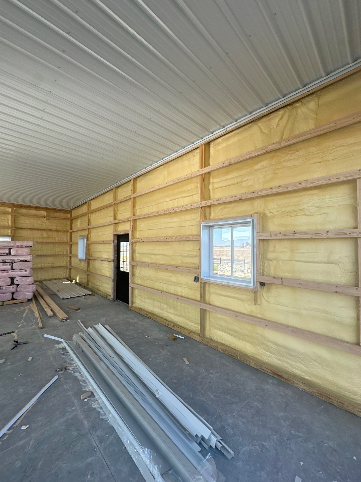 40'x40'x12' Garage by The Barn Builders 