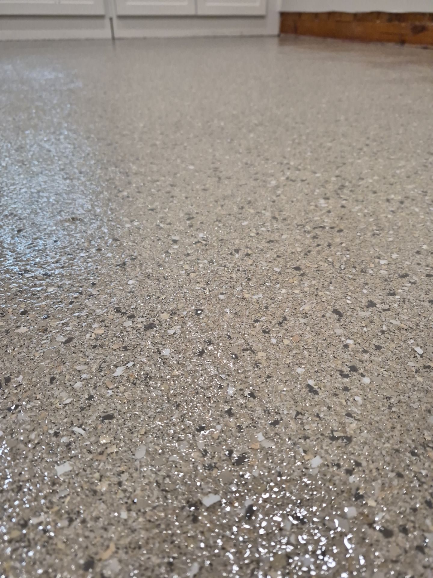 Santa Fe Hybrid Basement Floor Transformation in Moscow, Idaho by Croc Coatings, LLC