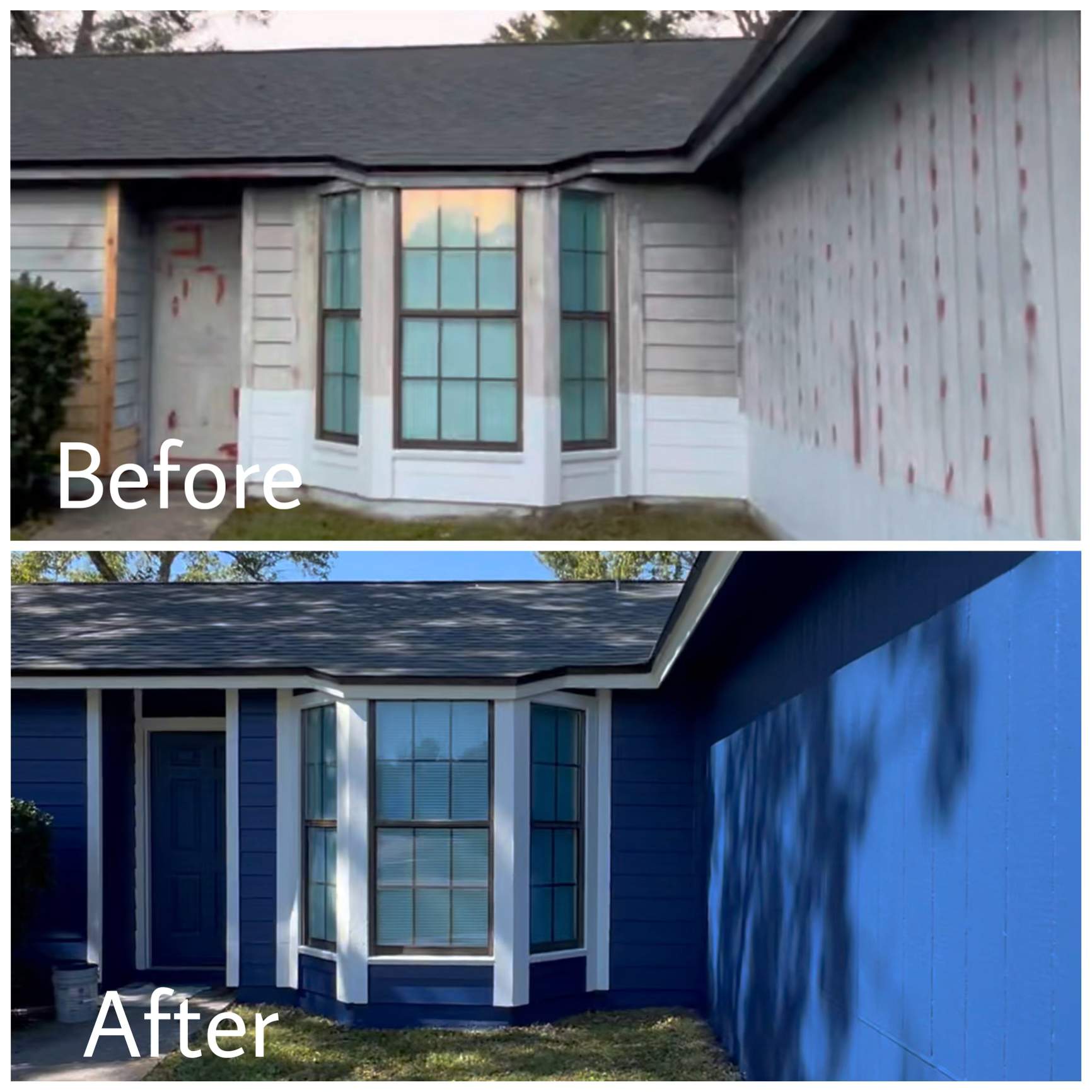 Exterior Wood Repair and Painting in Middleburg, FL 32068 by A New Leaf Painting, LLC